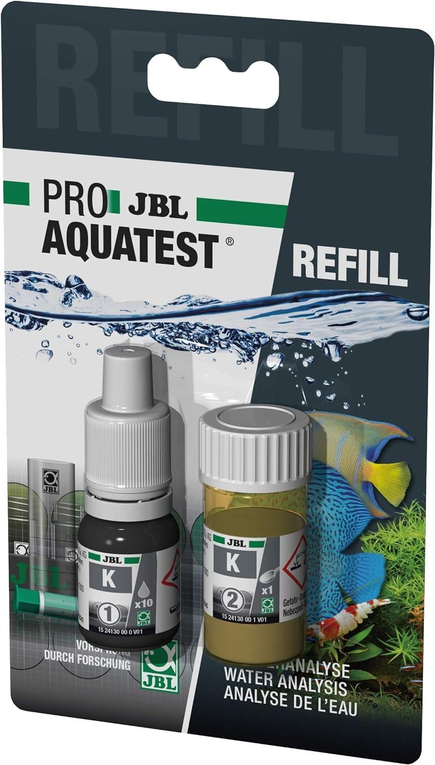Aquarium-Wassertest JBL PROAQUATEST K Kalium Nachfüllflasche für Testkoffer