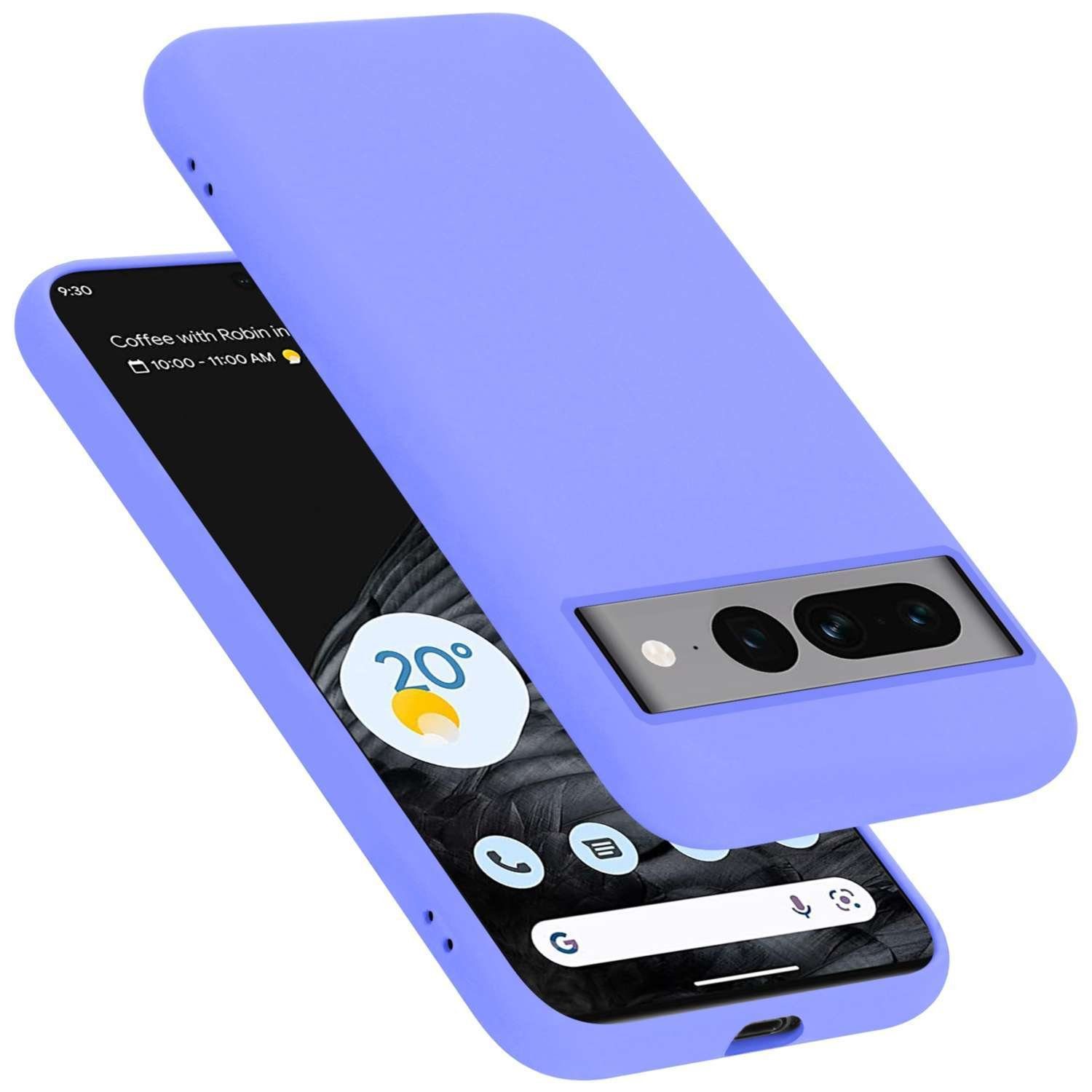 Cadorabo Handyhülle für Google PIXEL 7 PRO Hülle Google PIXEL 7 PRO, Flexible Hülle TPU Silikon Schutzhülle Back Cover Case