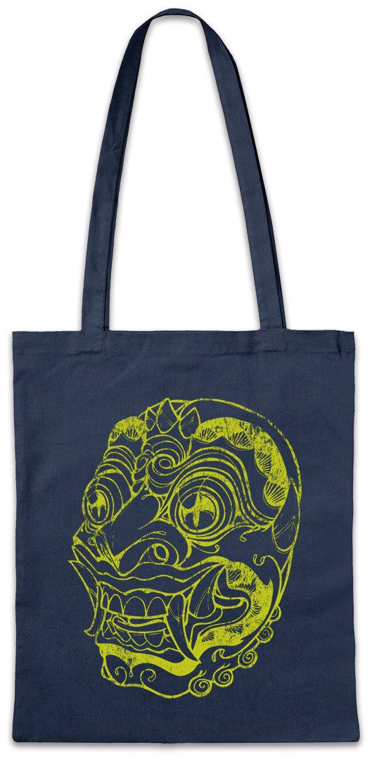 Urban Backwoods Beuteltasche Chinese Dragon Head II Stofftasche Drache Drachen China Maske Mask (1-tlg), Asia Asien Asian Chinesischer