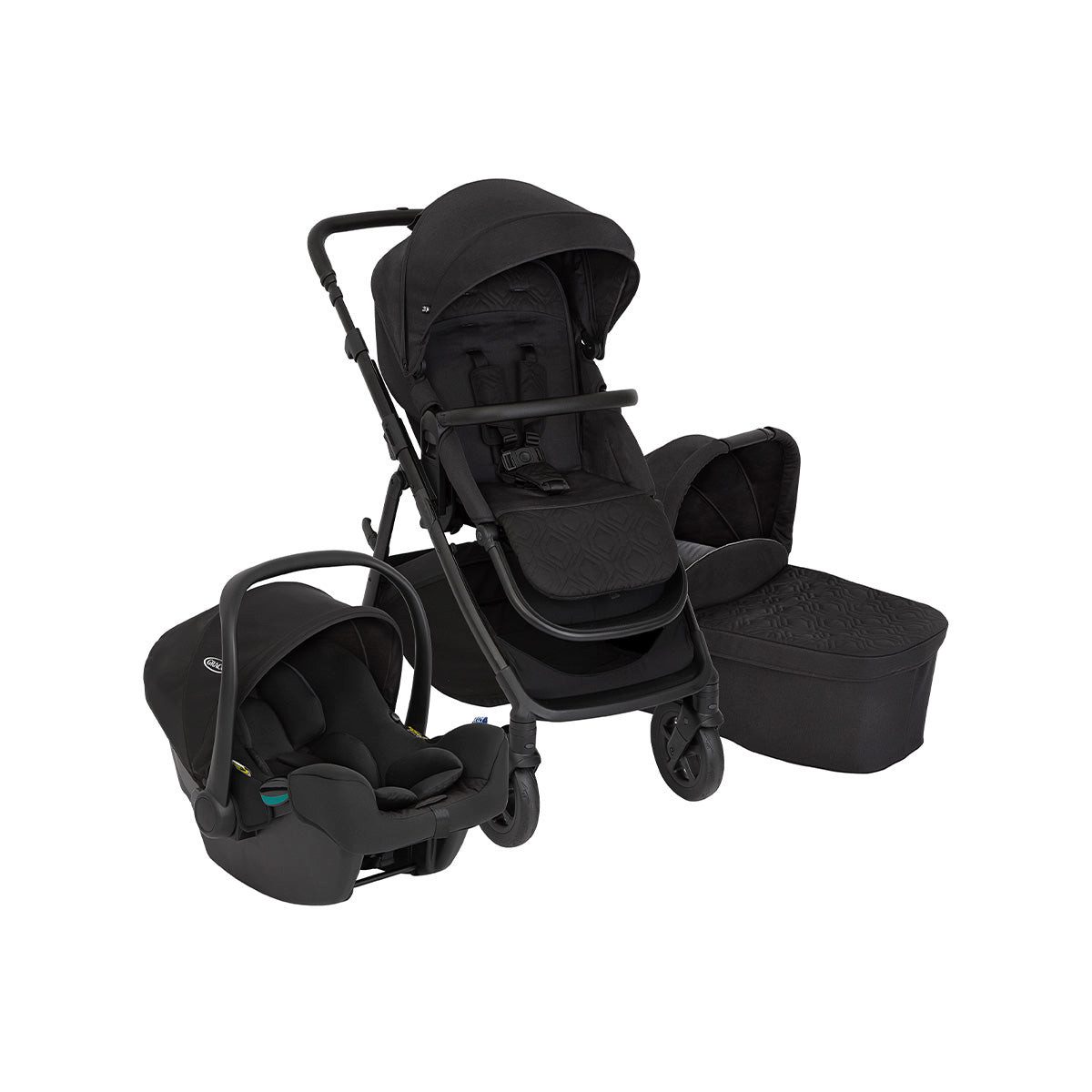 Graco Kombi-Kinderwagen Near2Me™ DLX 3in1, (Spar-Set)