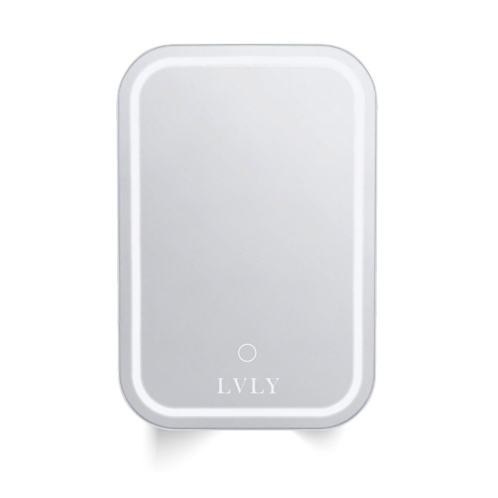 LVLY Kühlbox Kosmetikkühlschrank, LED-Spiegel & Temperaturregelung I Beauty Fridge Make-up