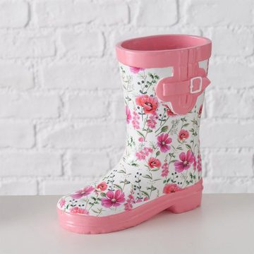 ReWu Pflanzschale Keramik Blumentopf Planztopf Gummistiefel 1 Stk. für Innen und Aussen