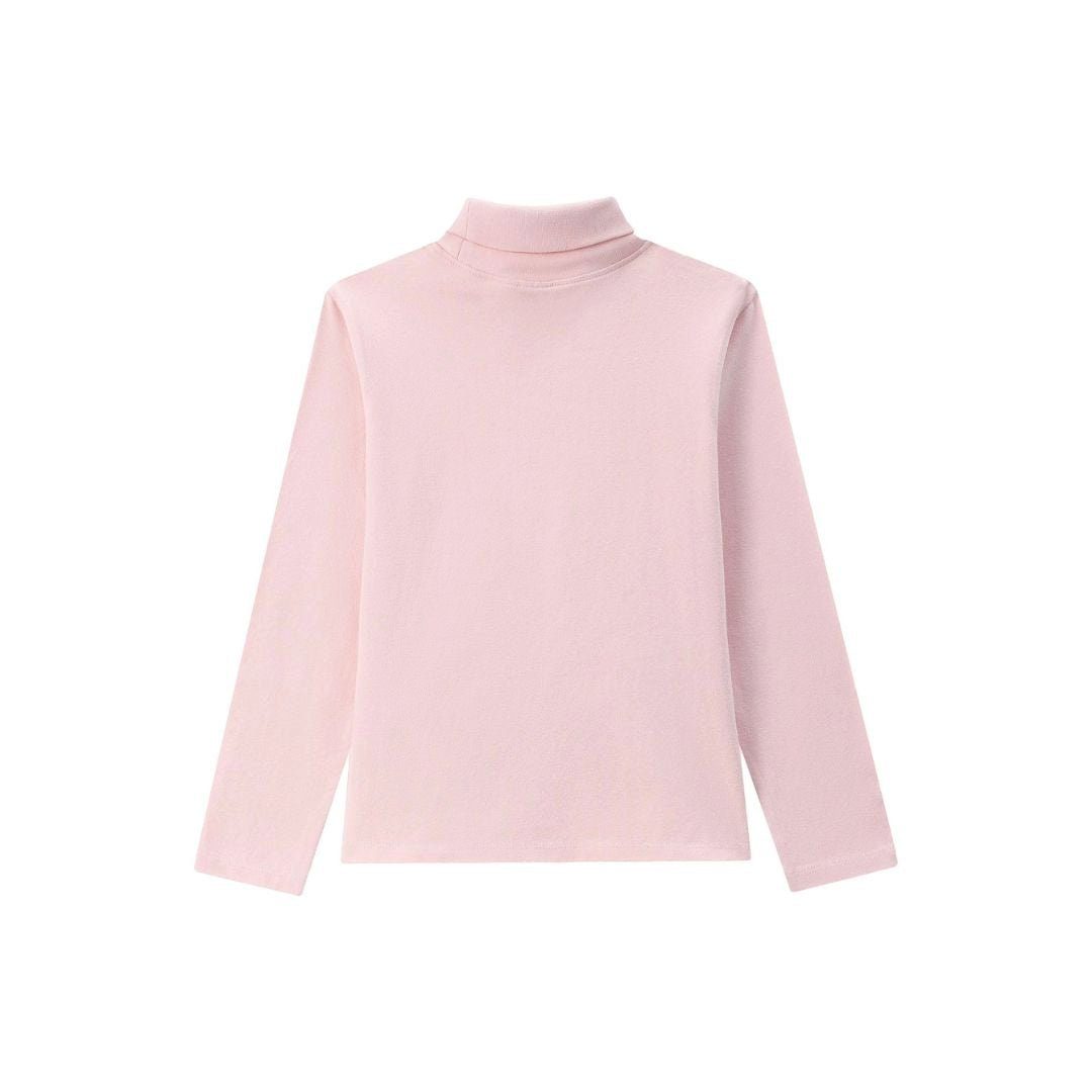suebidou Longsleeve 2 Pack Mädchen für Longsleeve T-Shirt rosa Set Kragen mit grau