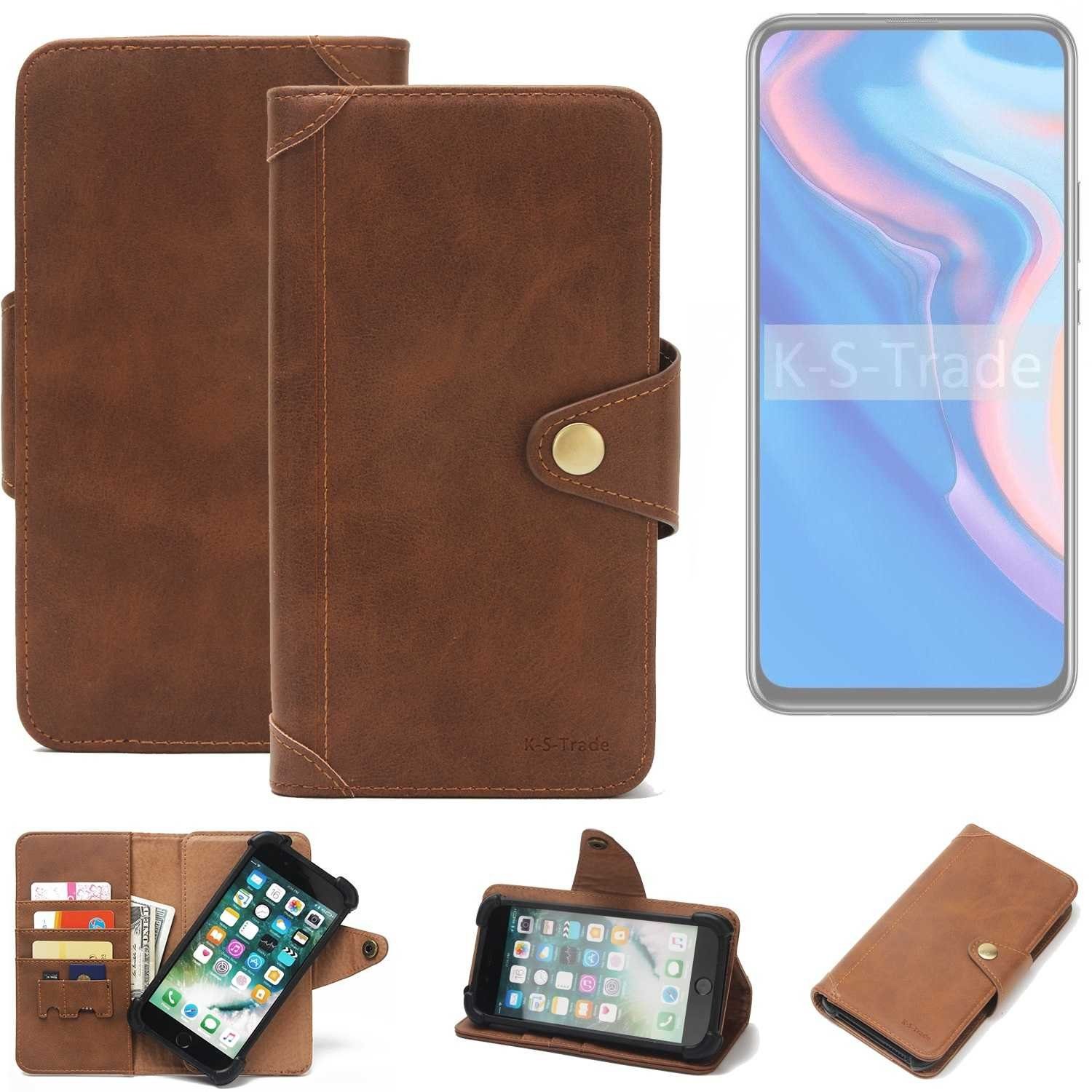 K-S-Trade Handyhülle für Huawei P Smart Z, Handyhülle Schutz Hülle Walletcase Bookstyle Tasche Case