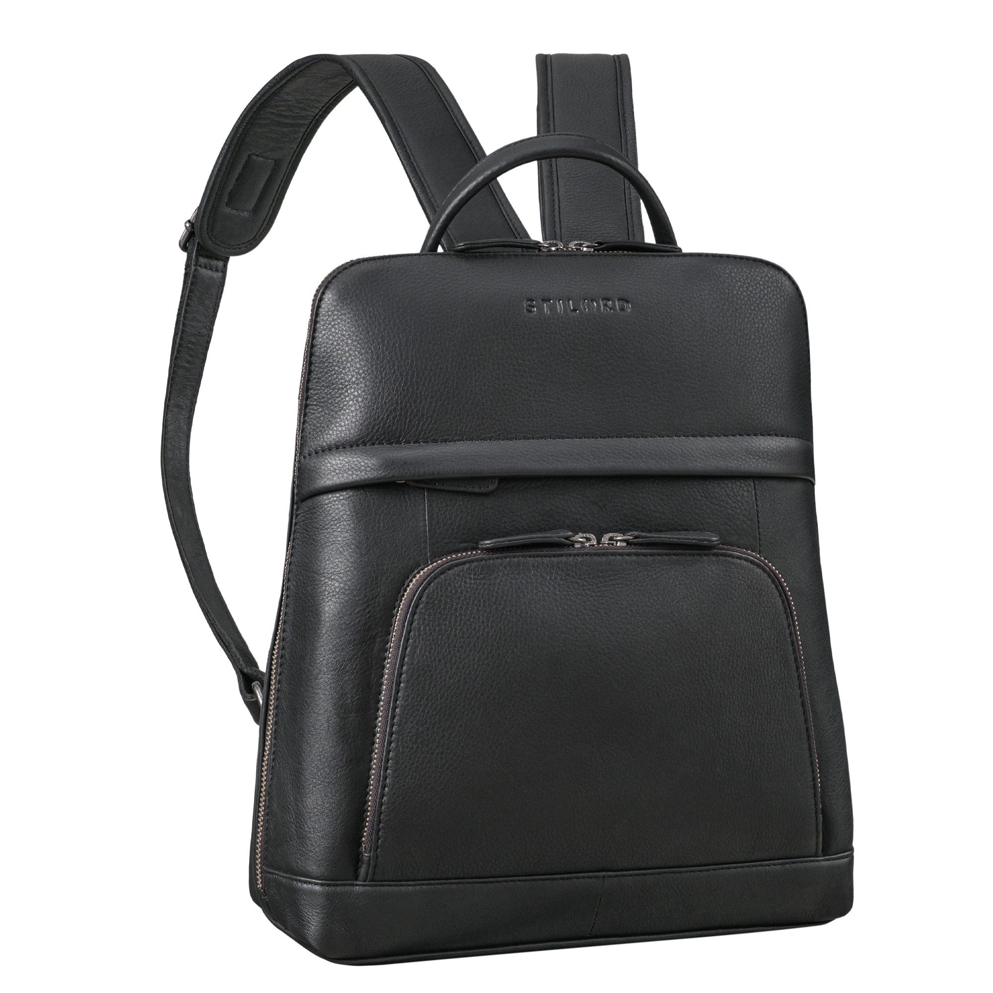 Cityrucksack "Jolanda" Eleganter Rucksack Damen Leder Klein
