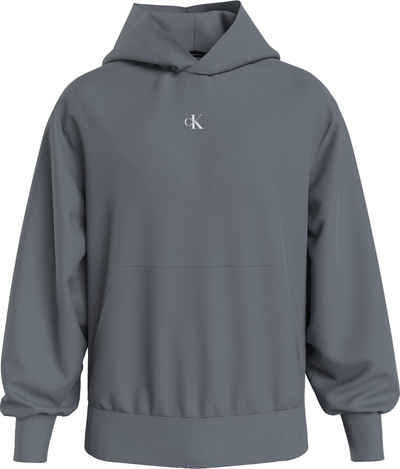 Calvin Klein Jeans Kapuzensweatshirt MICRO MONOLOGO HOODIE (1-tlg) mit Bio Baumwollanteil