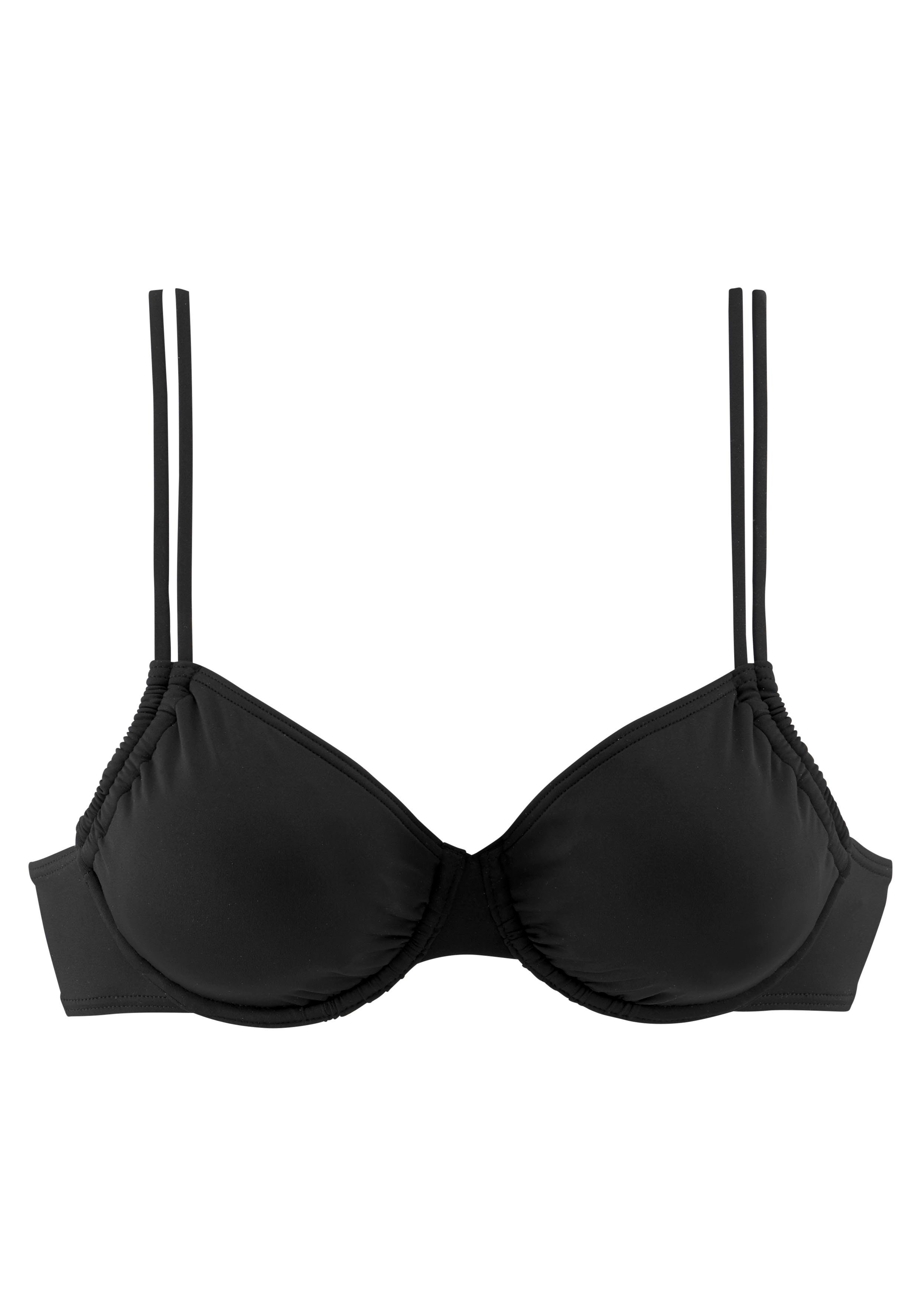 LASCANA Bügel-Bikini-Top Italy, seitlich zu raffen günstig online kaufen