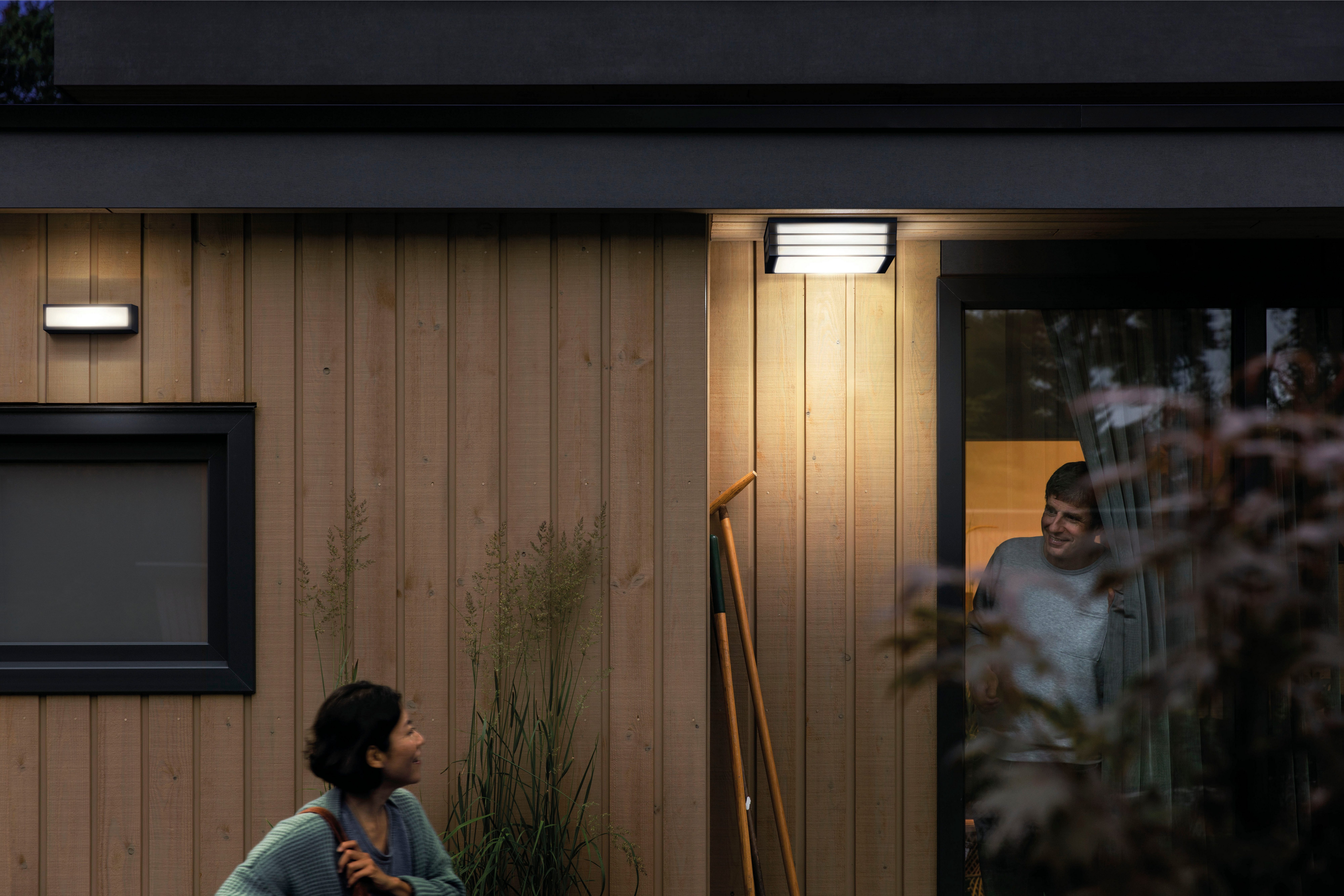 Philips Außen-Deckenleuchte myGarden Moonshine, Anthrazit, ohne Leuchtmittel