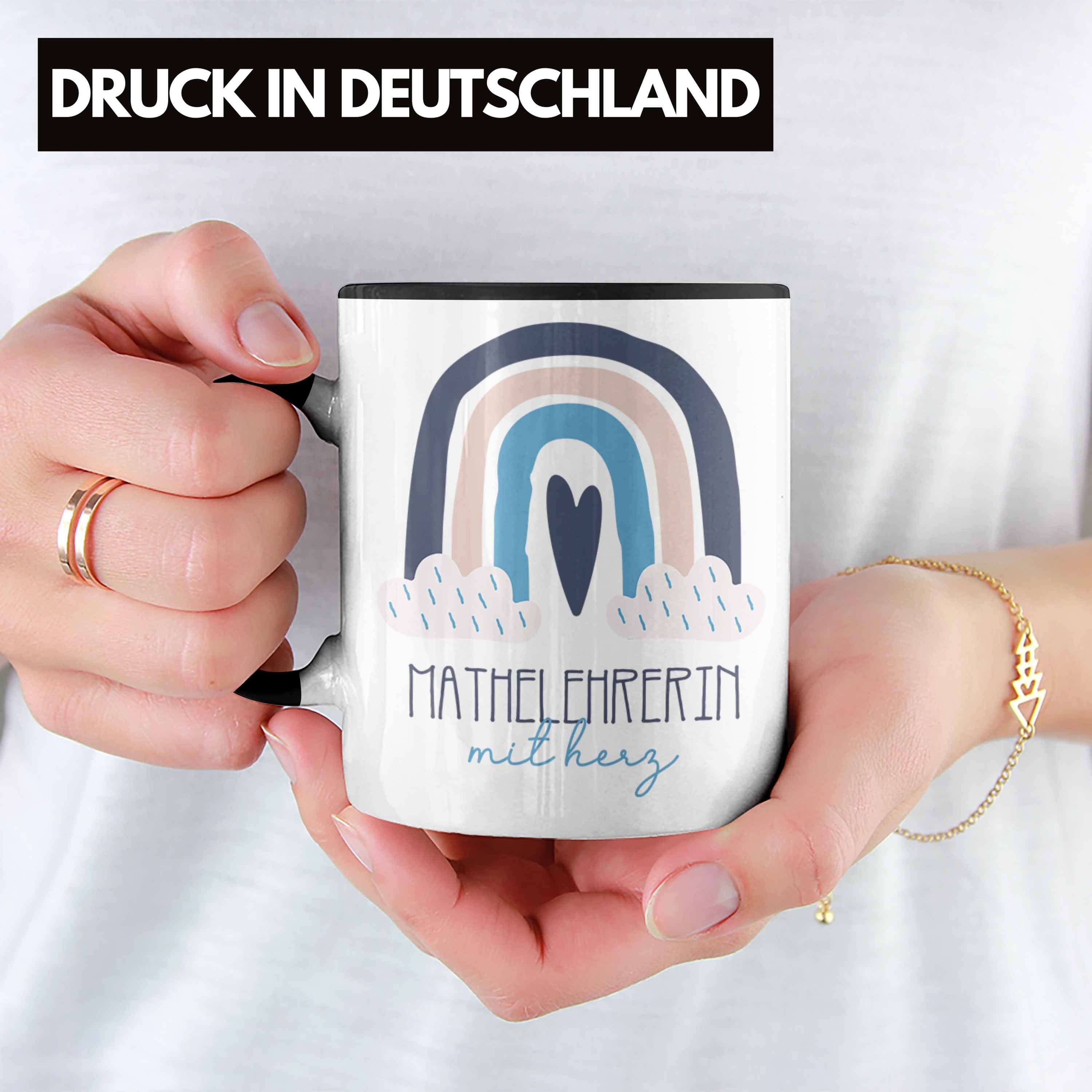 Trendation Danke Bester Geschenk Mathelehrerin Tasse Schwarz Tasse Geschenkidee Kaffeetassse f