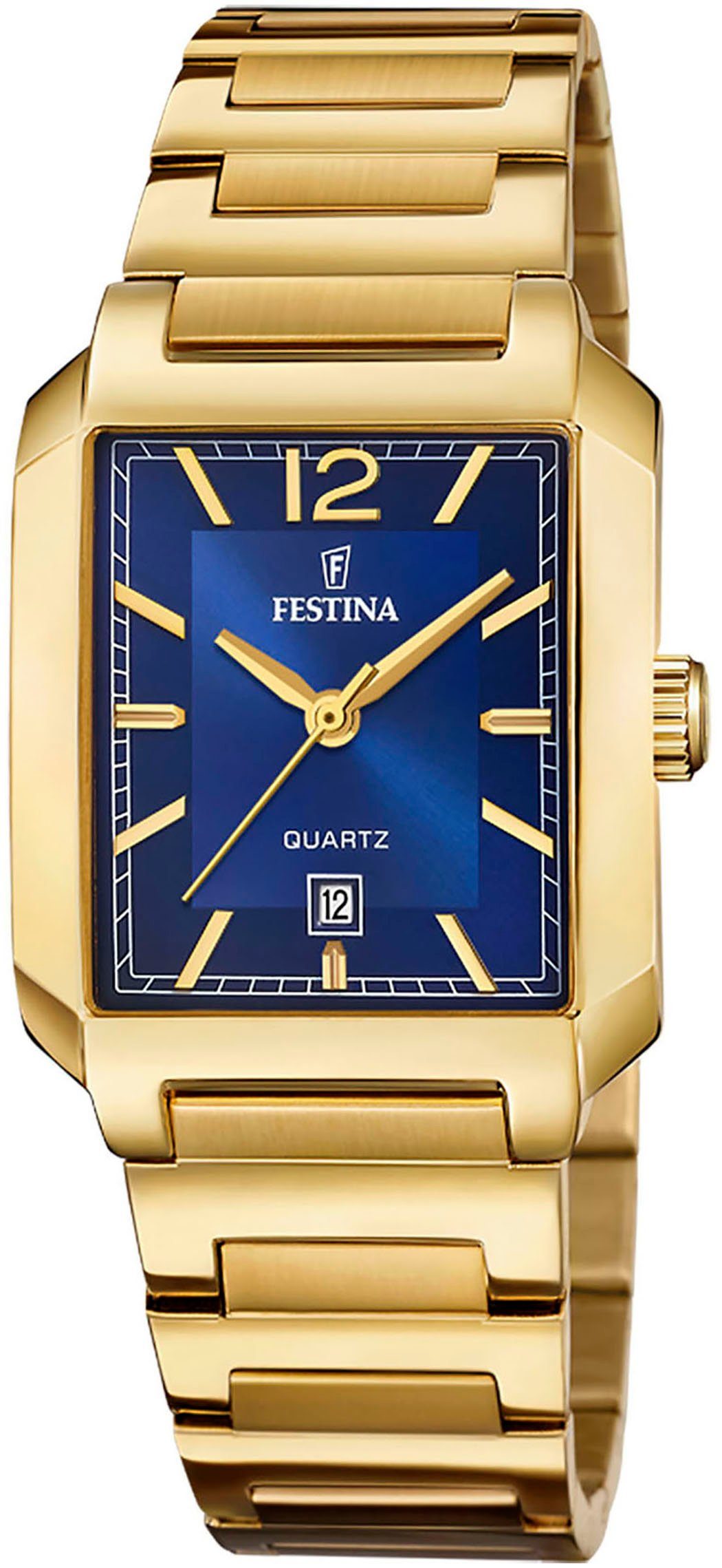 Festina Quarzuhr On The Square F20680/3, Armbanduhr, Damenuhr, Edelstahlarm günstig online kaufen