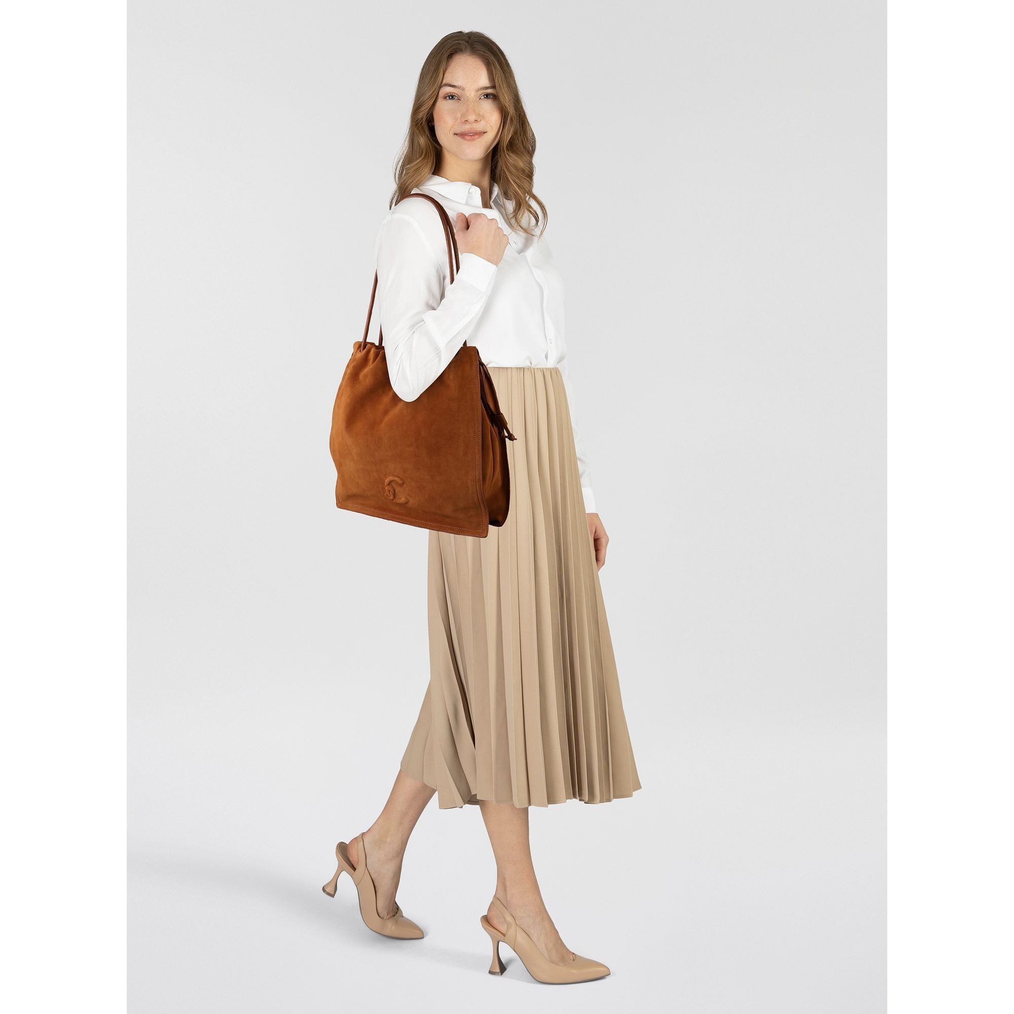 COCCINELLE Schultertasche Dulse, Leder