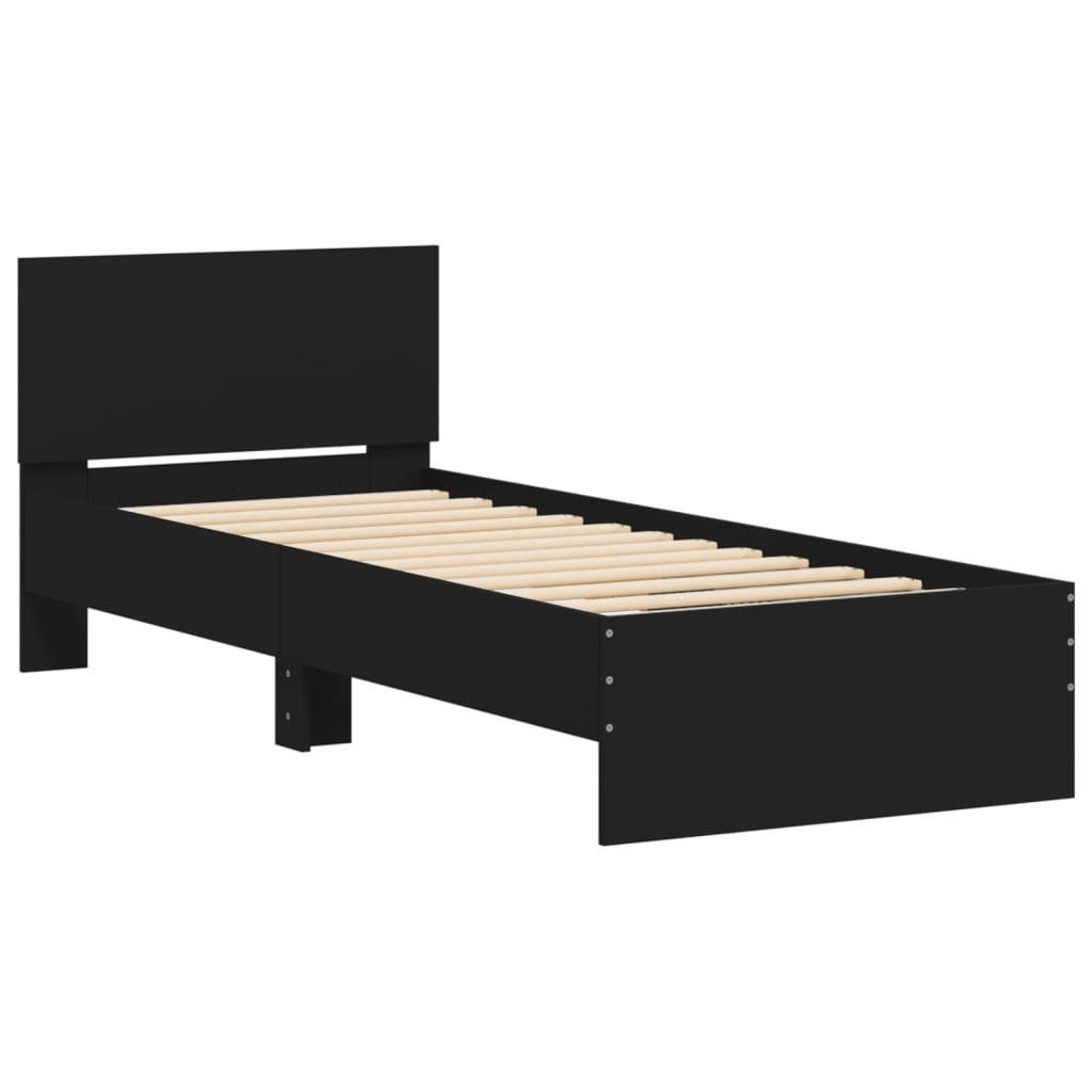 vidaXL Bett Bettgestell mit Kopfteil und günstig online kaufen