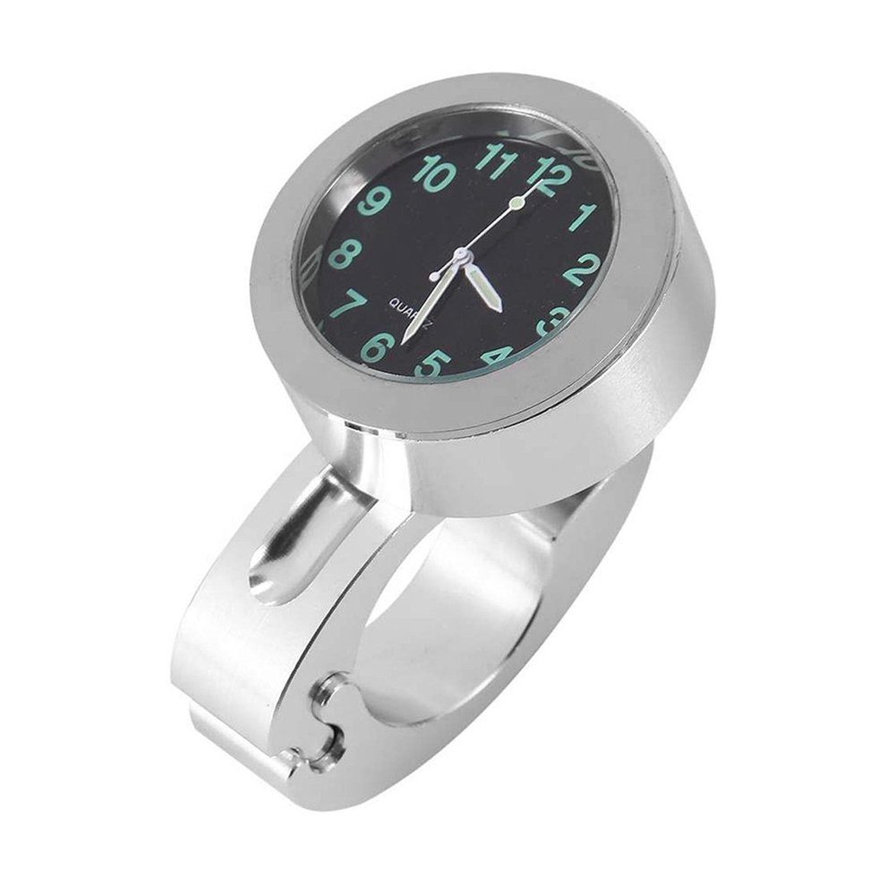 Bolwins Standuhr A76C Motorrad Lenker Uhr Zeitanzeige Zeituhr beleuchtet Quarzuhr Digit (Packung, 1-St., Motorrad Lenkeruhr), wasserdicht, beleuchtet, digitale Quarzuhr