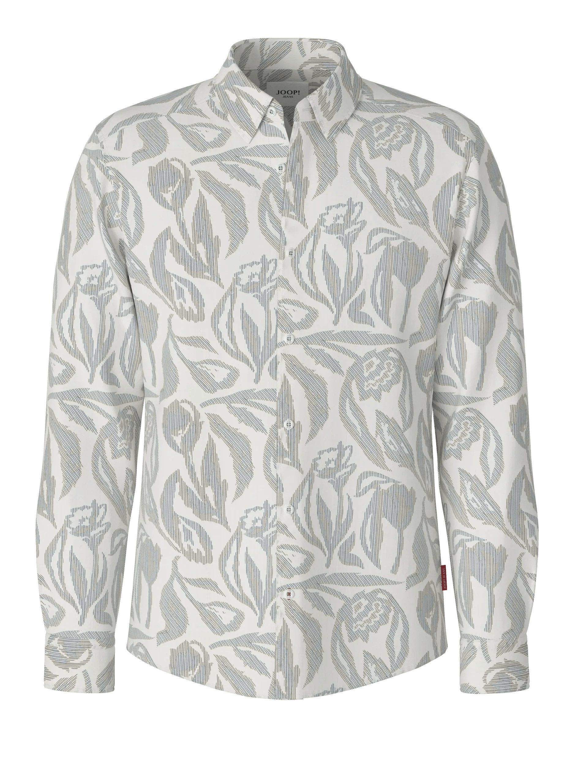 Joop Jeans Langarmhemd Hansen mit Allover-Print