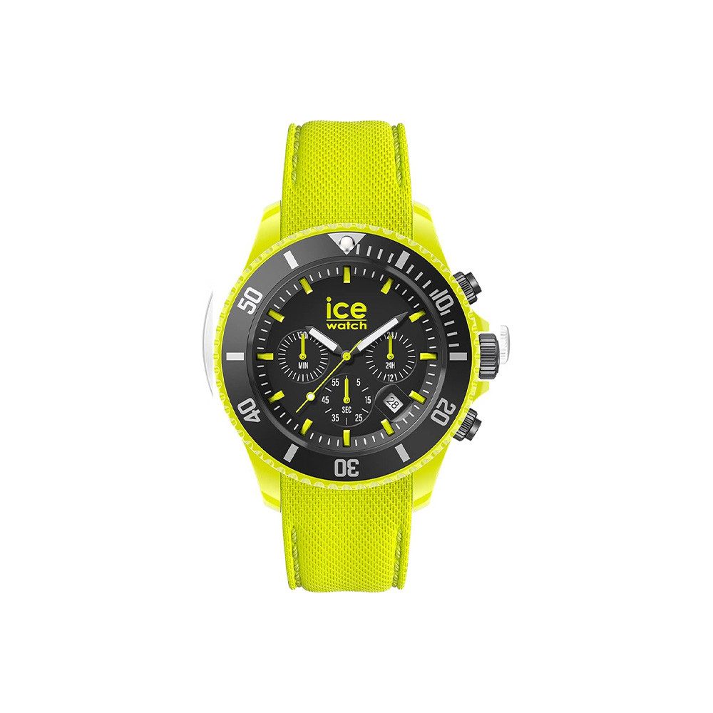 Quarzuhr Ice-Watch Ice Chrono Neon Yellow 019838