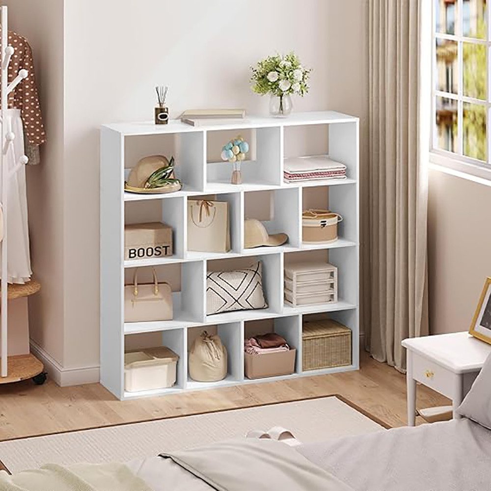 EUGAD Bücherregal, 1-tlg., mit 14 Fächern, Würfelregal, offenes Regal für W günstig online kaufen