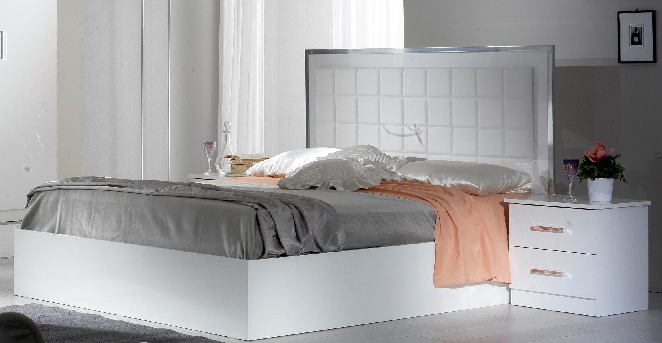 Xlmoebel Polsterbett Klassisches Hotelbett Doppelbett 160x200 oder 180x200 cm (Polsterbett, Doppelbett 160x200/180x200), Made in Europa