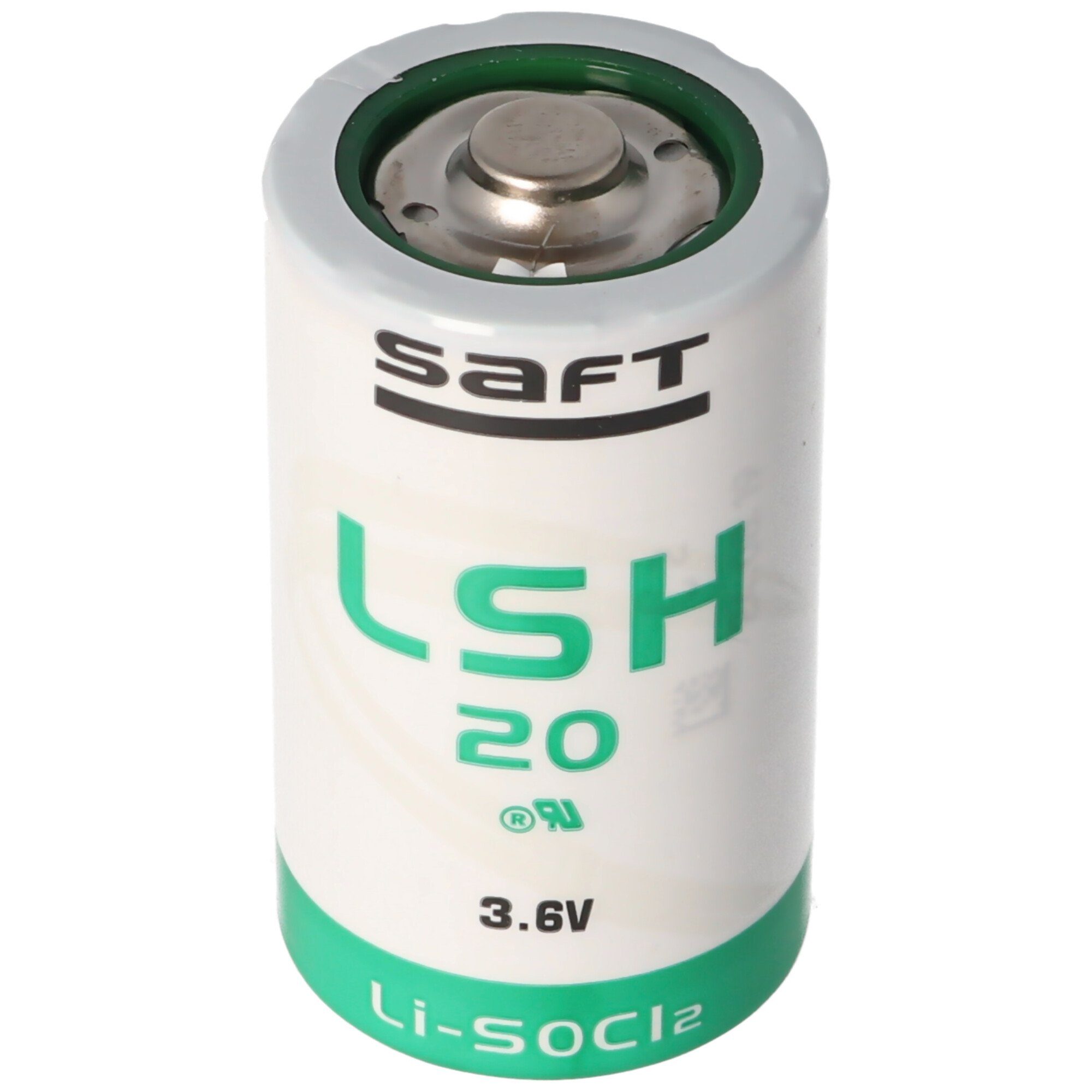 Saft SAFT LSH 20 Lithium Batterie 3.6V Primary LSH20 Batterie, (3,7 V)