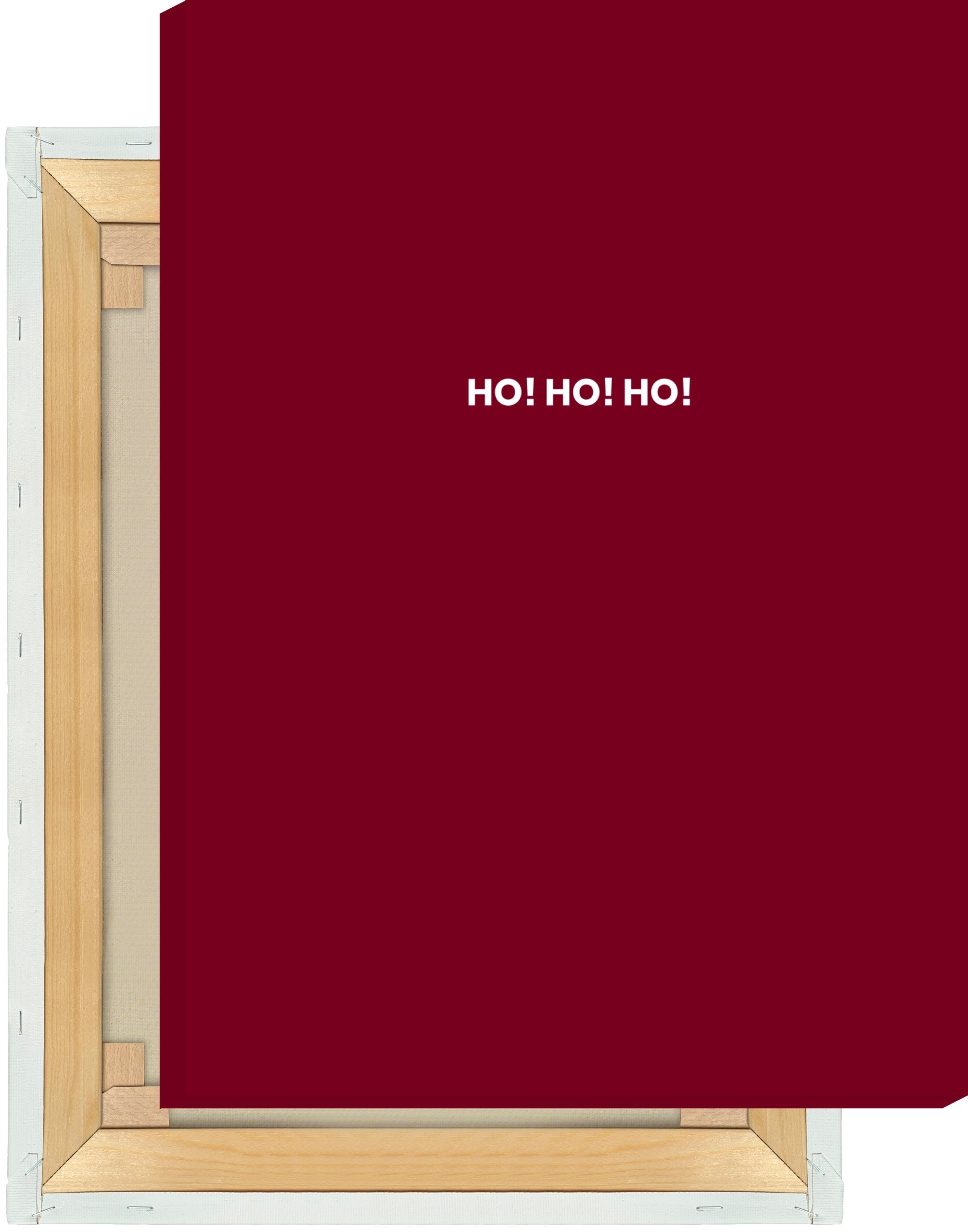 MOTIVISSO Leinwandbild Limited Edition: Ho Ho Ho #2