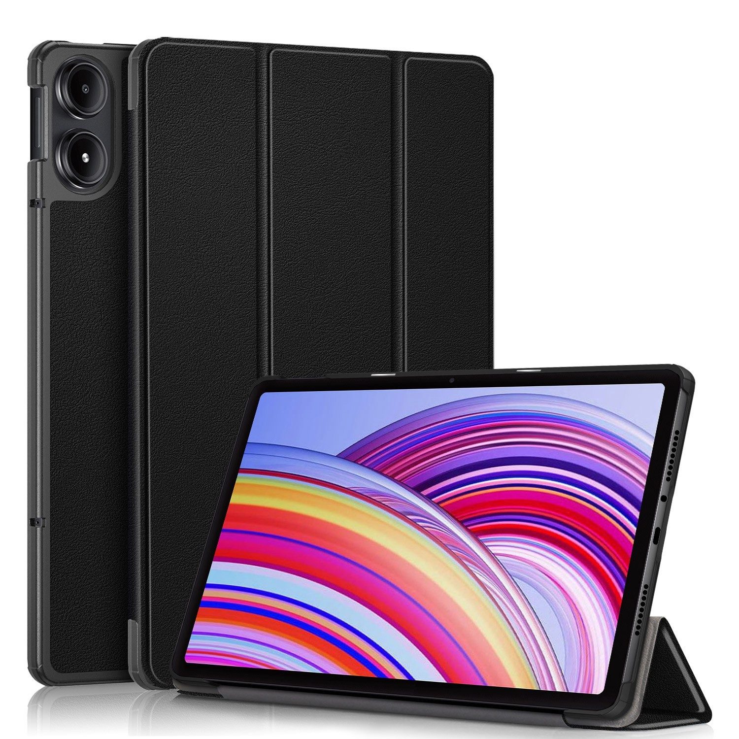 Wigento Tablet-Hülle Für Xiaomi Redmi Pad Pro 12.1 3folt Wake UP Smart Cover Tasche Schutz
