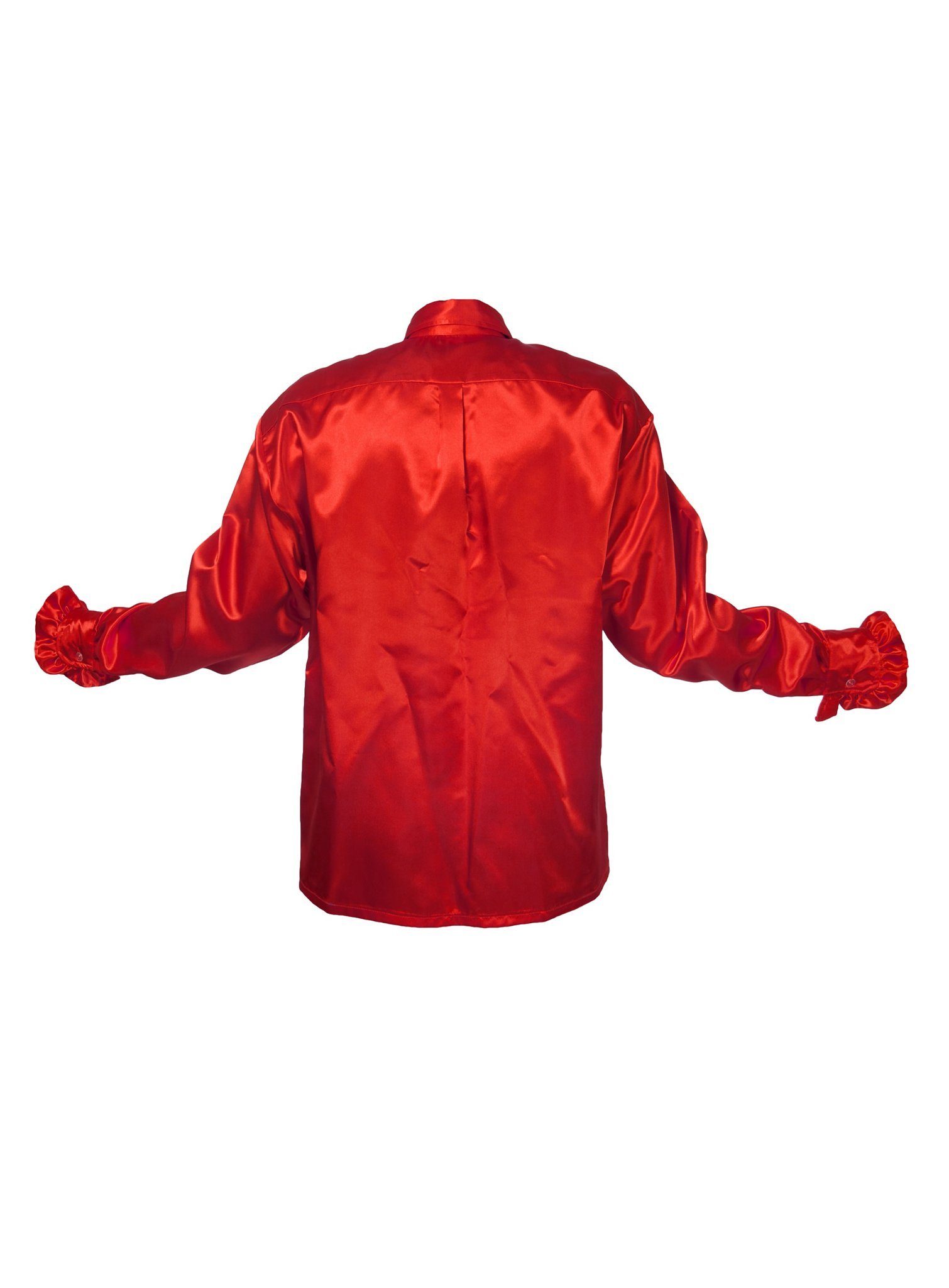 thetru T-Shirt Schlagerstar Rüschenhemd rot günstig online kaufen