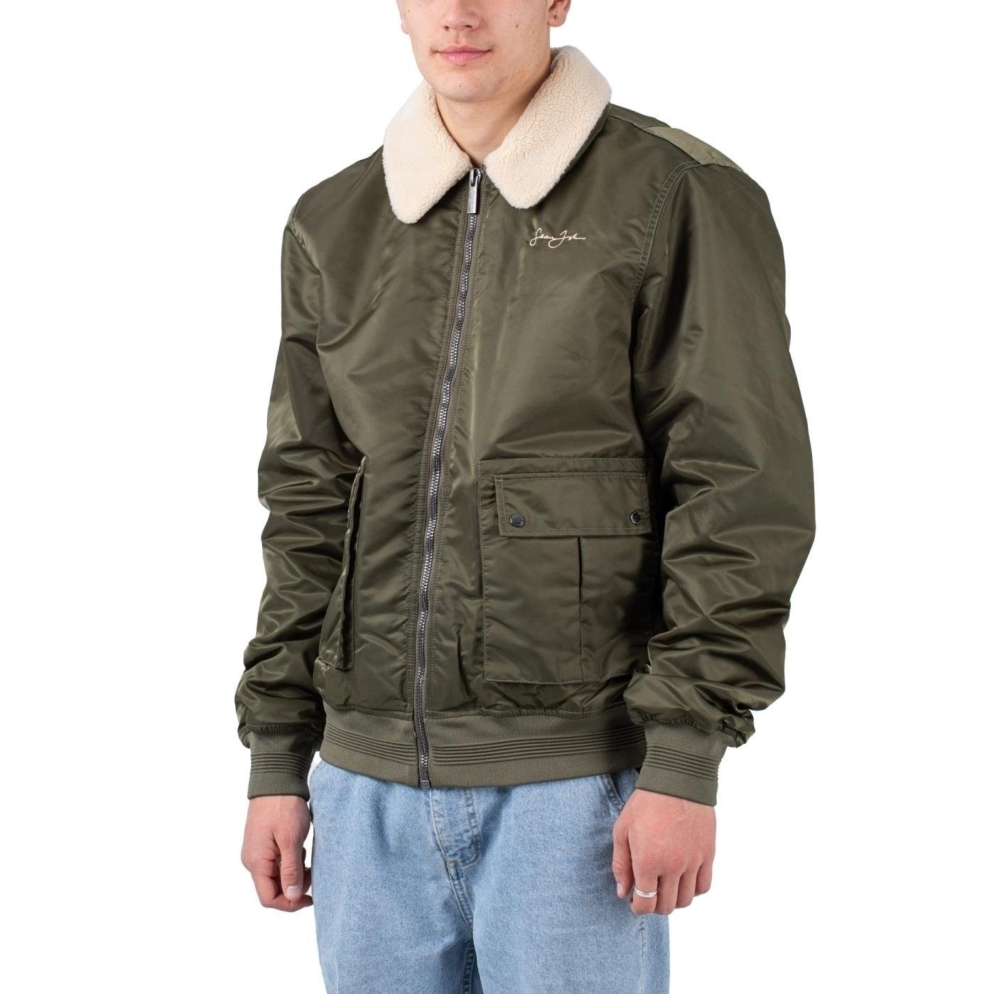 Sean John Pilotenjacke Sean John Script Logo Pilot Jacket