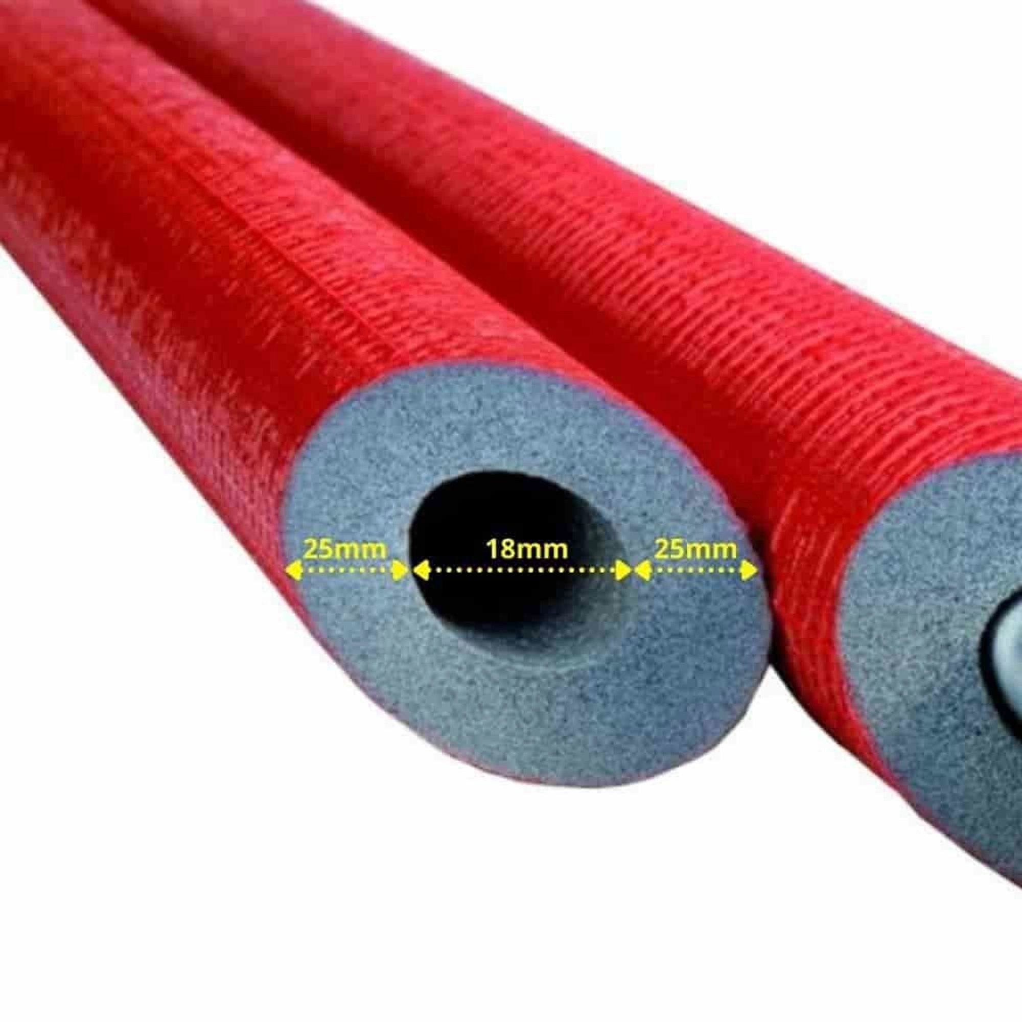 NMC Isolierschlauch Rohrisolierung 18 mm, 2m, flexibel, Dämmung Heizung, Sanitär, GEG, konform Boni-Shop