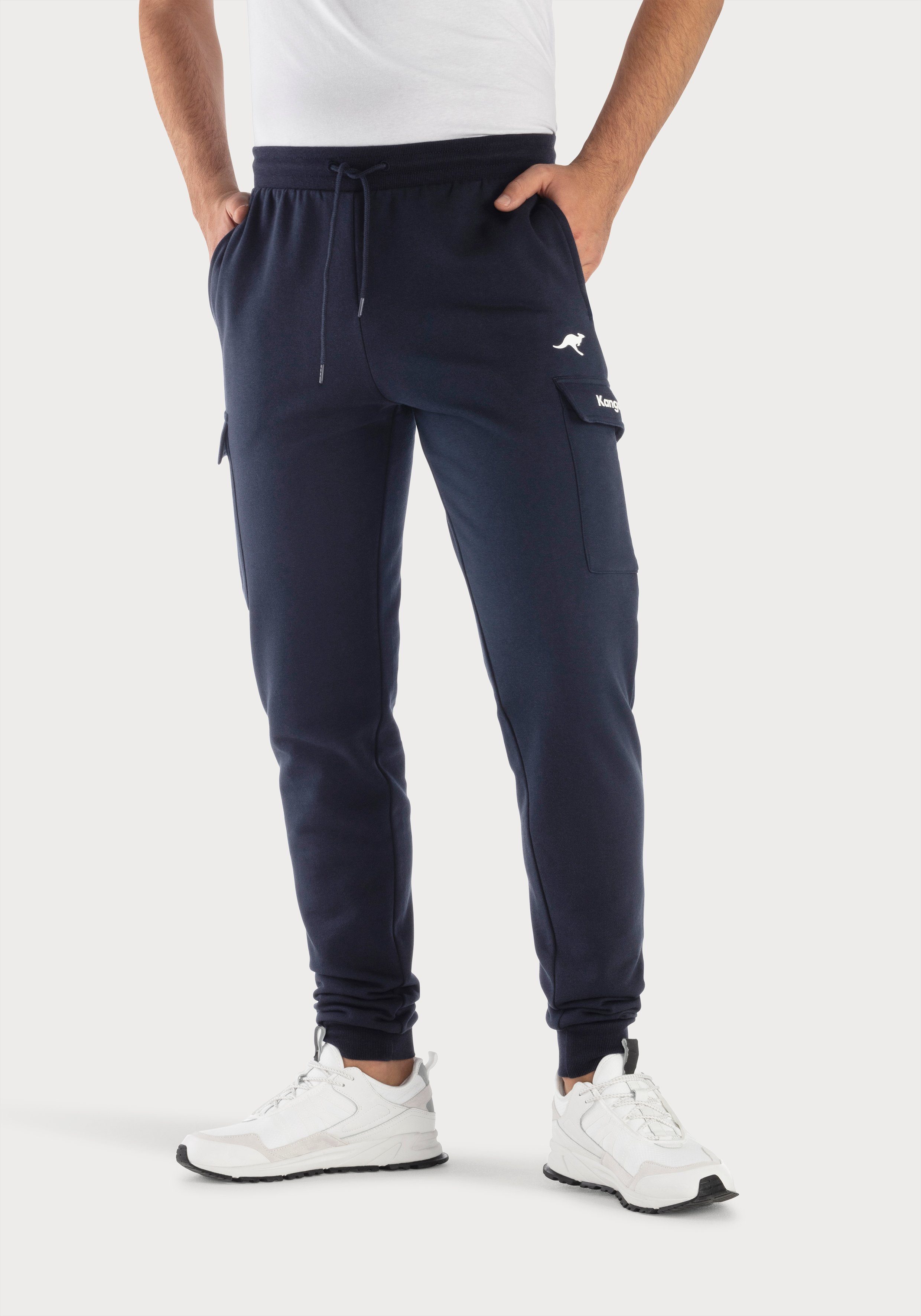 KangaROOS Sweathose lange Jogginghose, mit Kordel, Relaxhose leichte Sweat-Qualtität