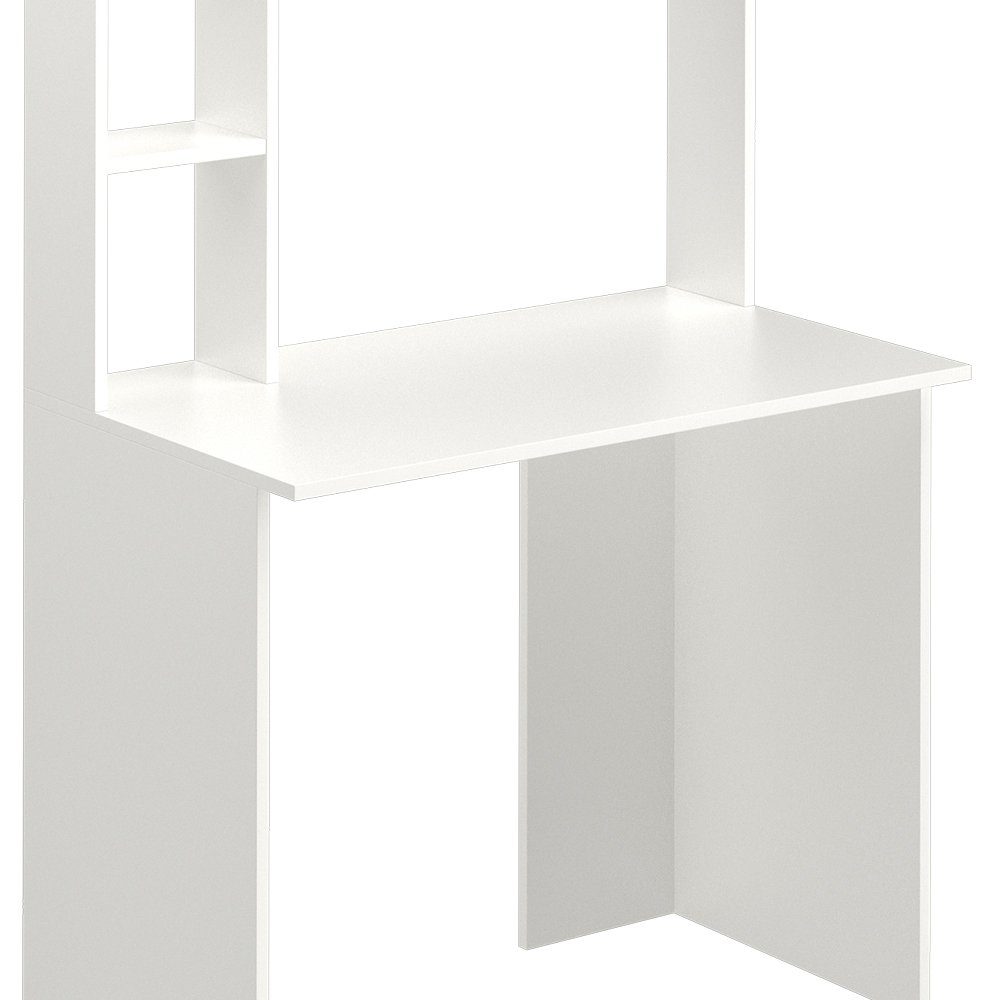Bürotisch Arbeitstisch Computertisch Schreibtisch PC-Tisch Weiß Ablagen Vicco ALBANO