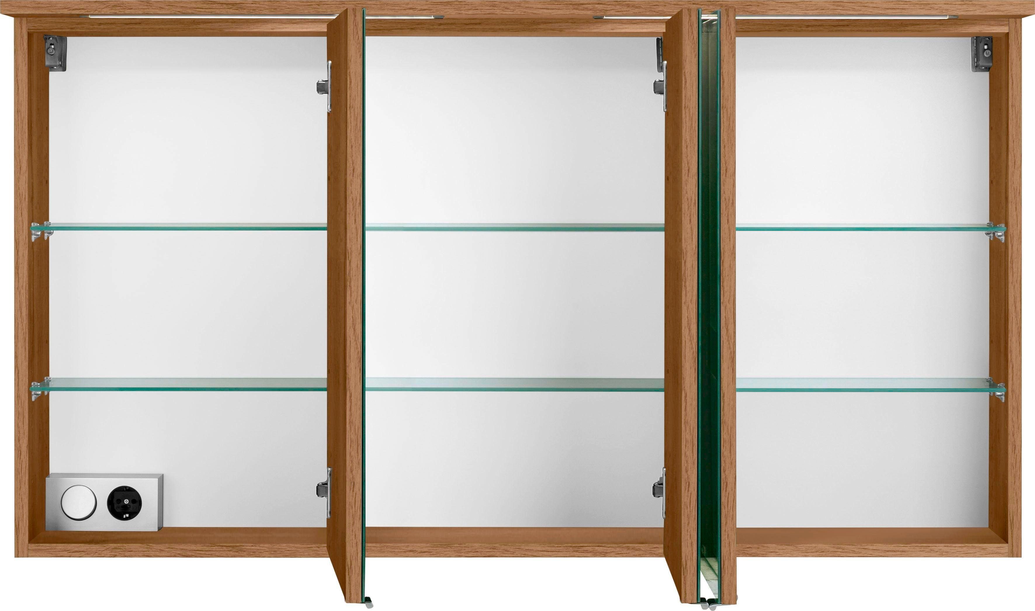 welltime Spiegelschrank Lucca mit LED Beleuchtung