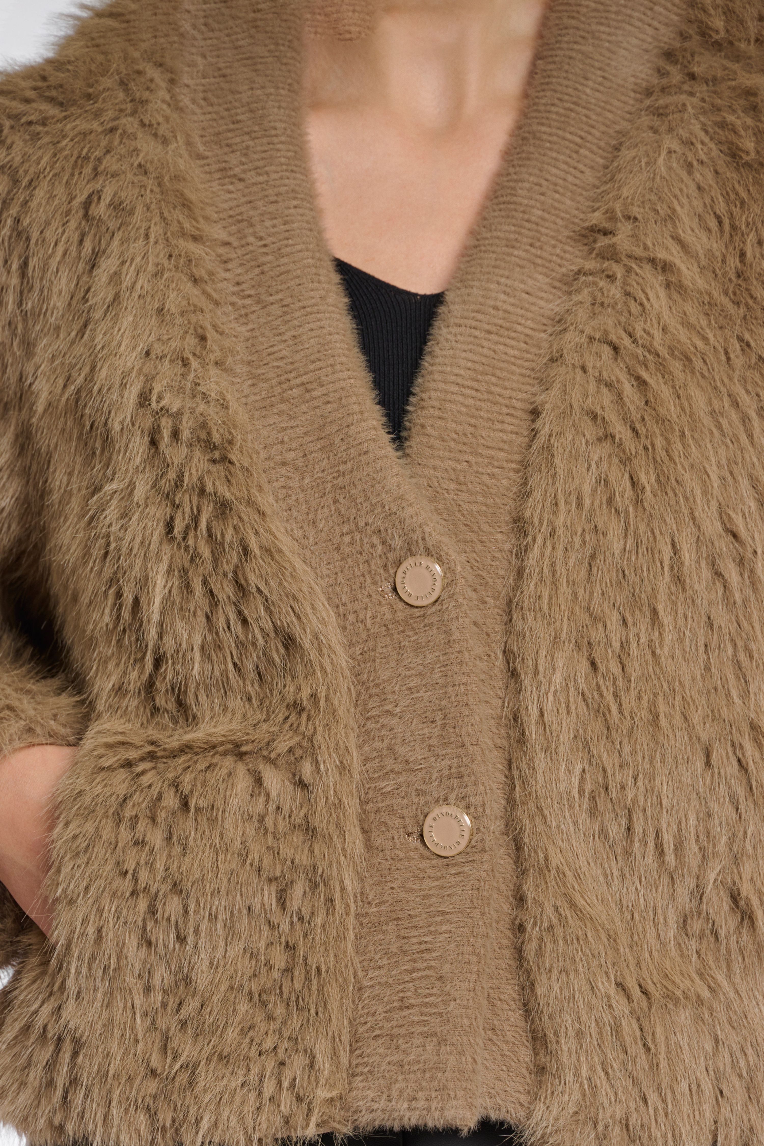 Rino & Pelle Fellimitatjacke günstig online kaufen