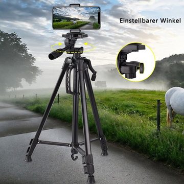 Dekorative Kamera Stativ,Fotostativ mit Abnehmbar 3-Wege-Kopf,Handy Halterung Kamerastativ