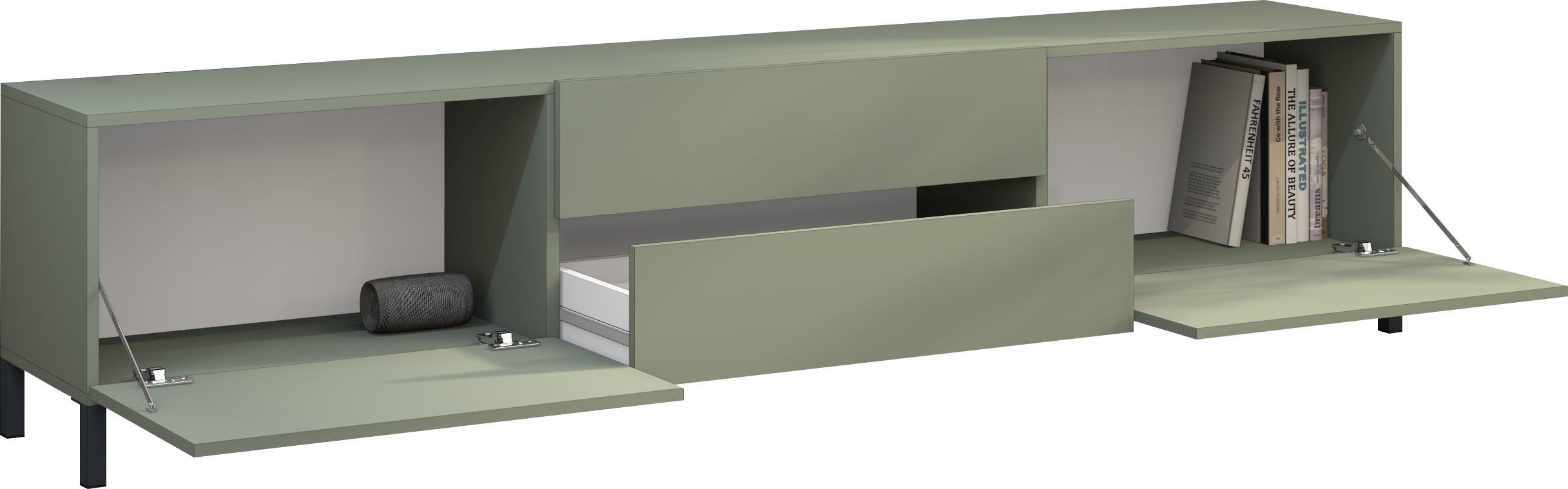 borchardt Möbel Lowboard Sophia, TV-Schrank mit Metallfüßen, Breite 200 cm, Variante hängend unter "mehr aus der Serie" zu finden
