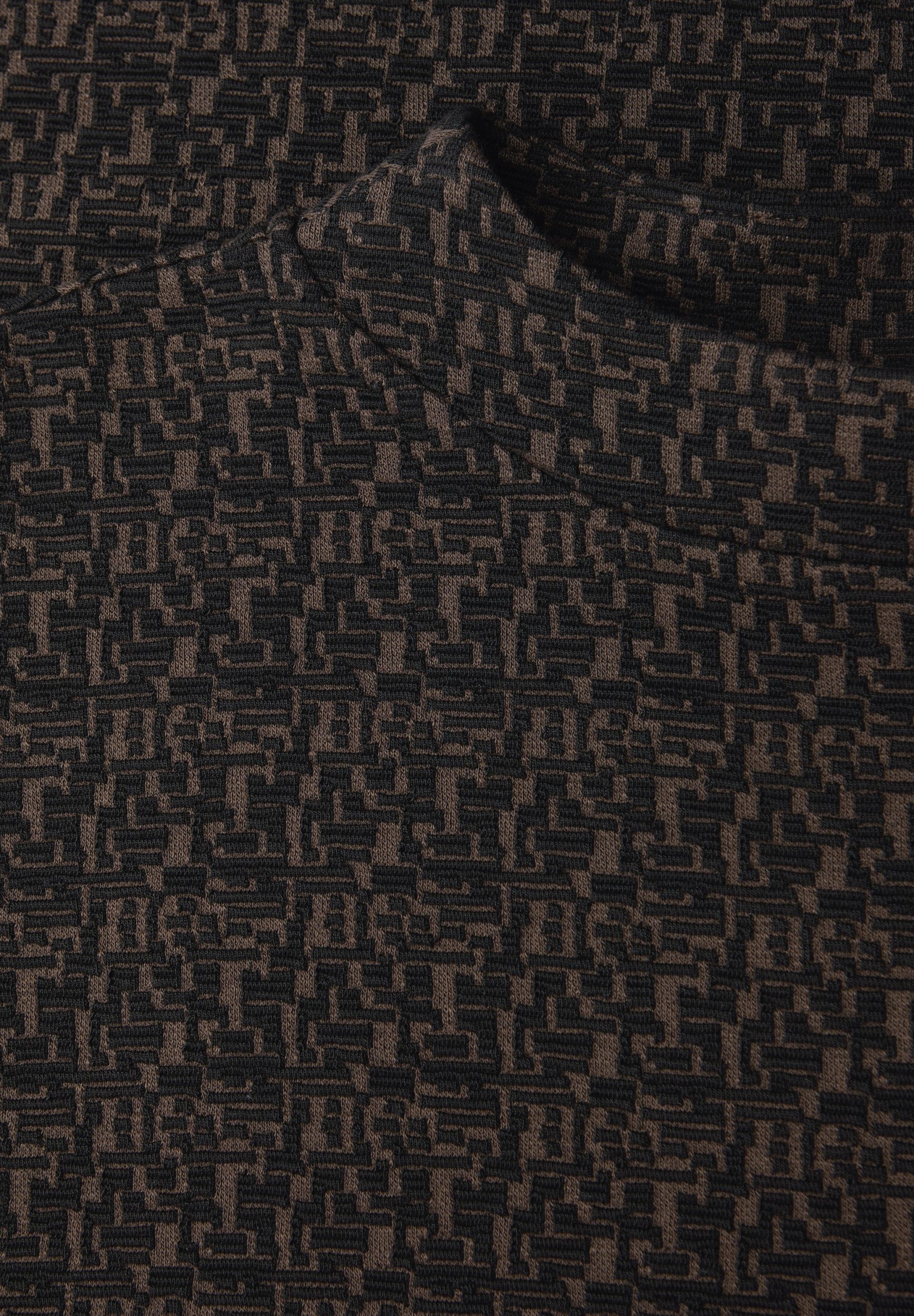 STREET ONE Druckkleid Struktur T-shirt Dress_Dessin günstig online kaufen