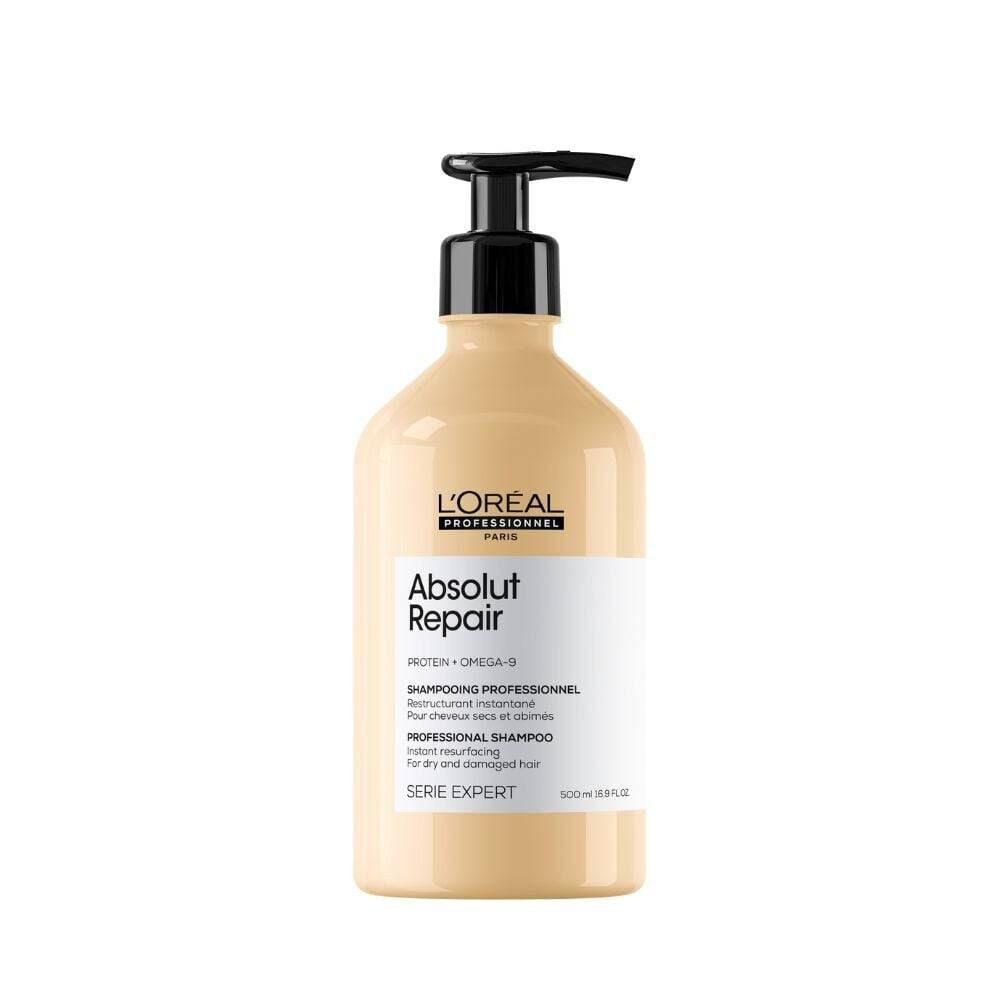L'Oreal Deutschland Haarshampoo L'Oréal Professionnel Absolut Repair Shampoo 500 ml –, 1-tlg., Reduziert Haarbruch sichtbar bereits nach wenigen Anwendungen