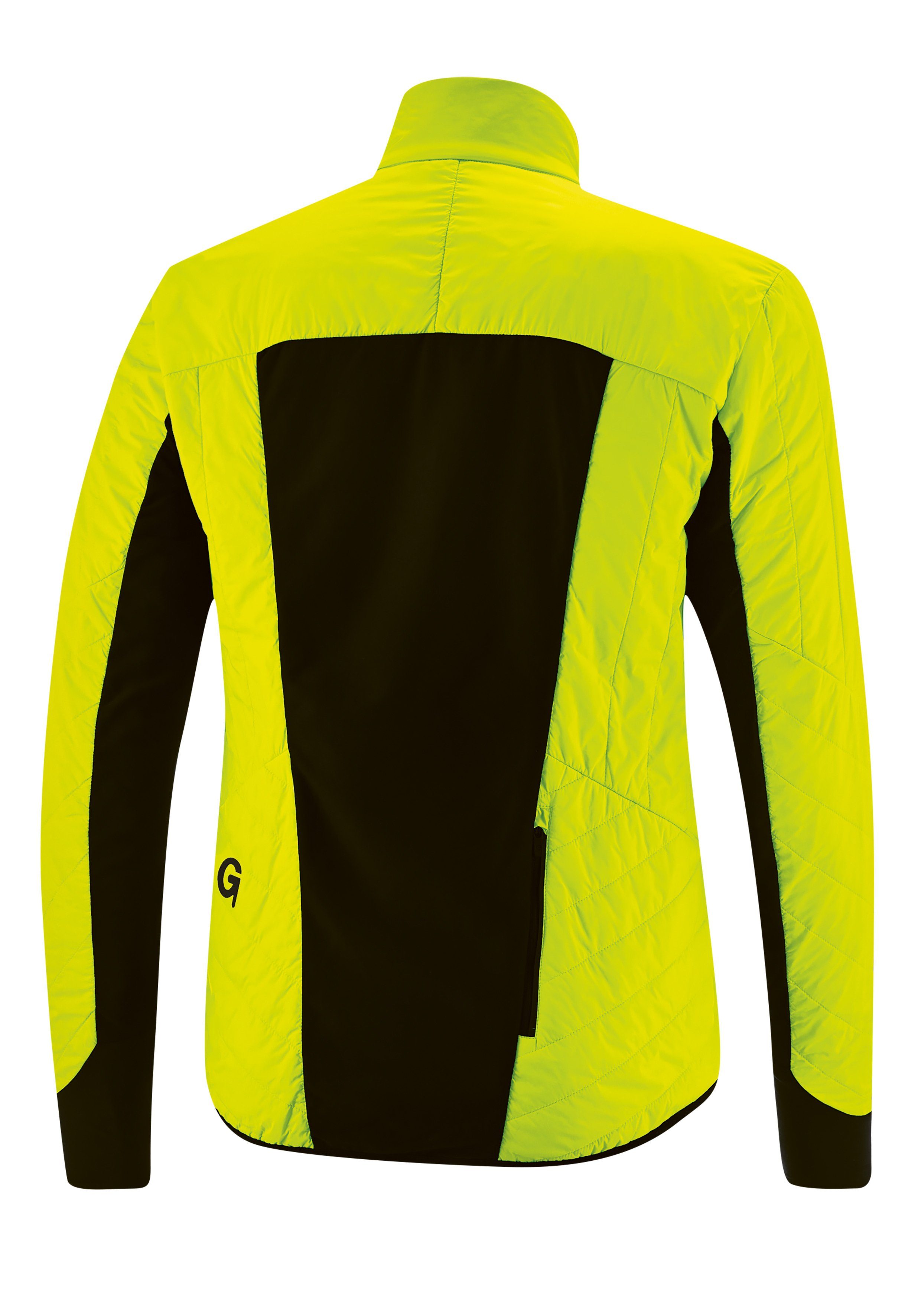 winddicht neongelb warm, Fahrradjacke Primaloft-Jacke, Tomar atmungsaktiv und Gonso Herren