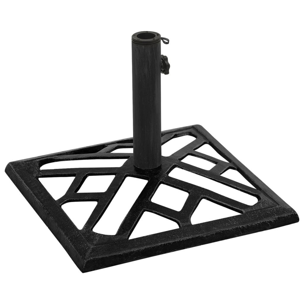 vidaXL Schirmhalter Sonnenschirmständer Schwarz 44x44x31 cm günstig online kaufen