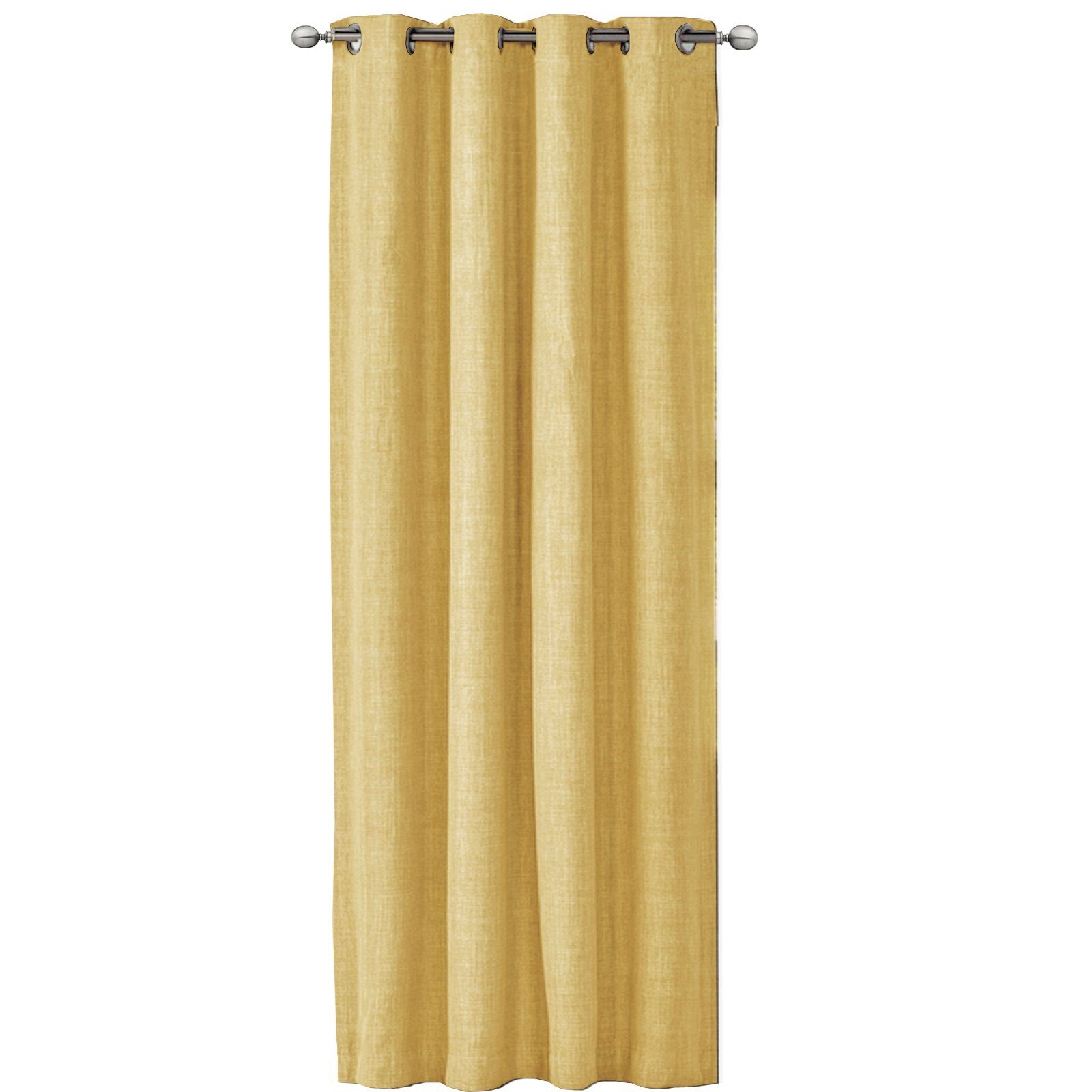 JEMIDI Gardine Vorhang blickdicht, 140x245cm, Ösen, günstig online kaufen