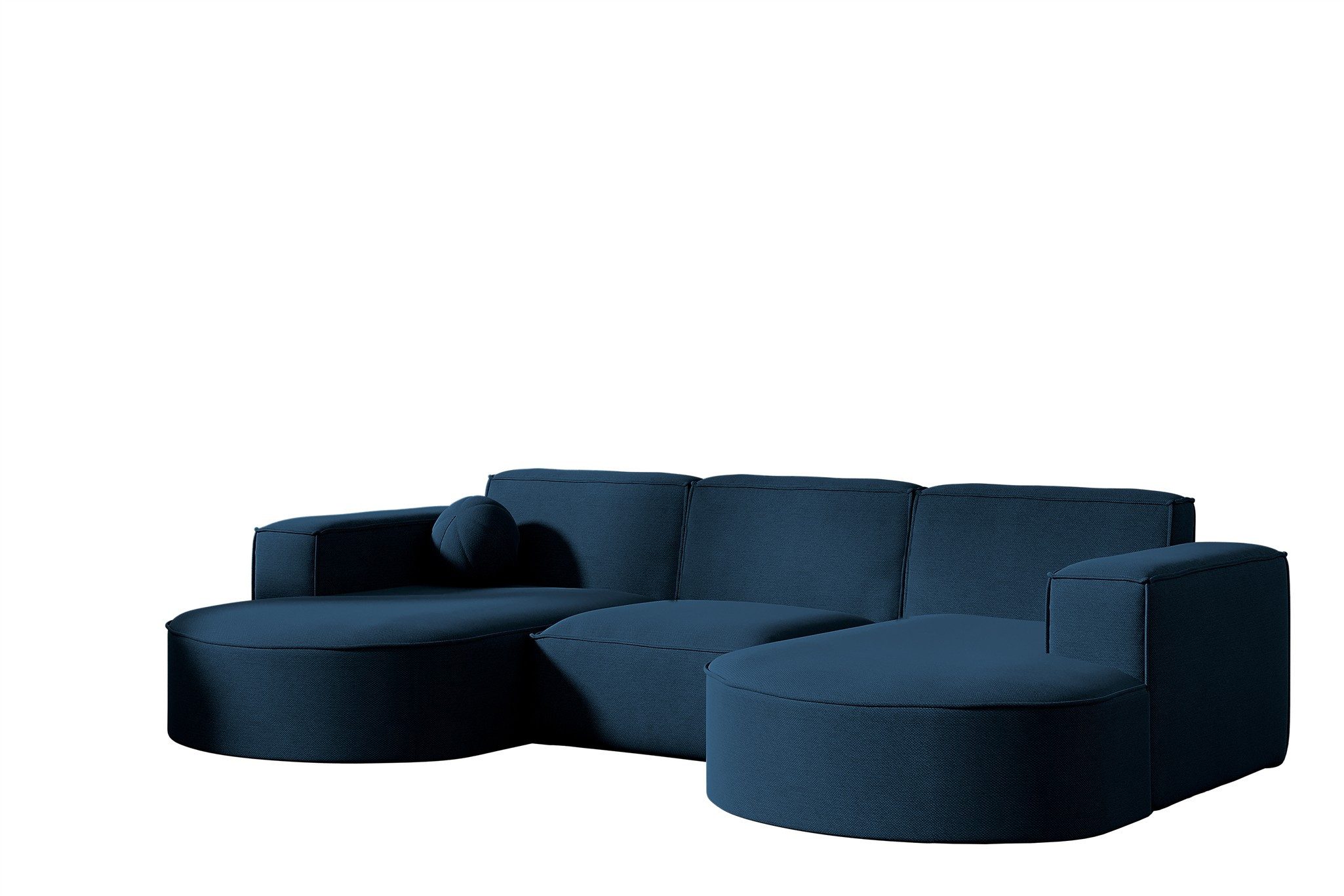 Fun Möbel Loungesofa Gartenmöbel Gartensofa Ecksofa U-Form SUNDAY, inkl. 1 Zierkissen, Wetterfester Stoff