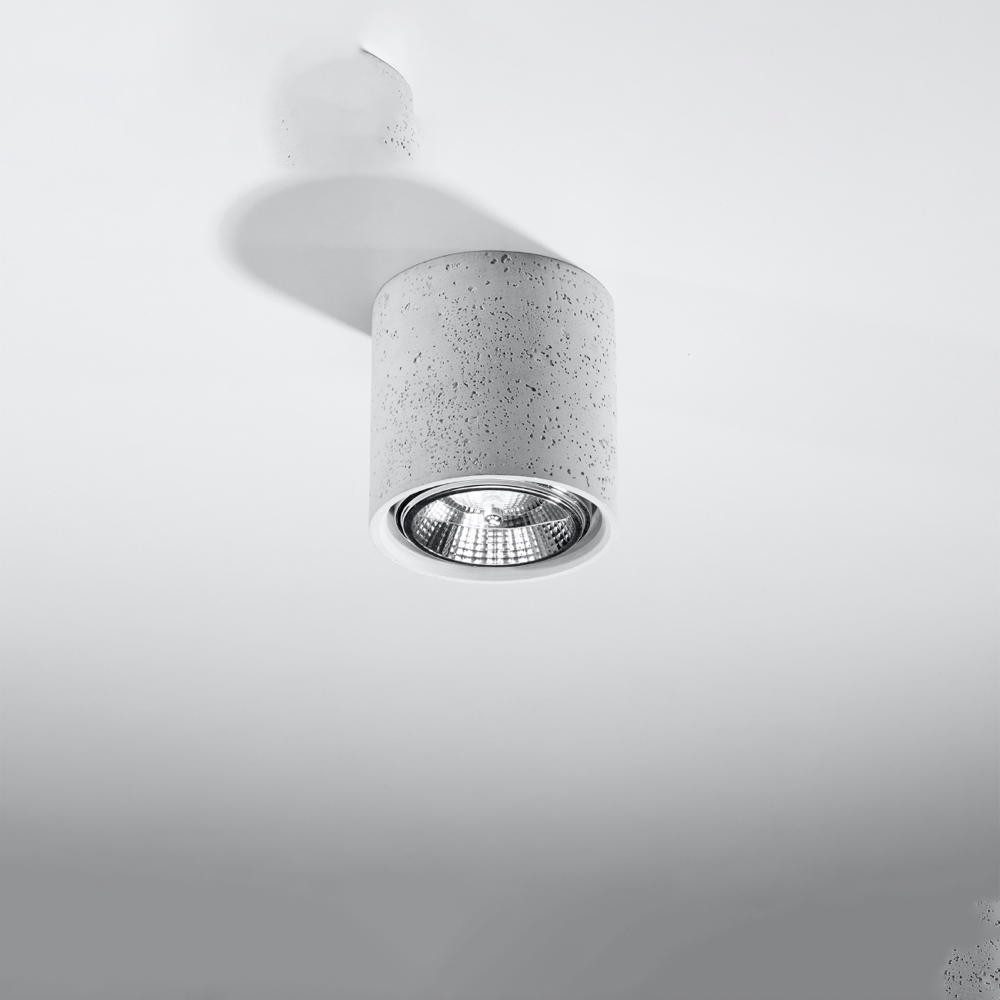 famlights Deckenstrahler famlights, Deckenaufbauspot Cliff in Grau GU10