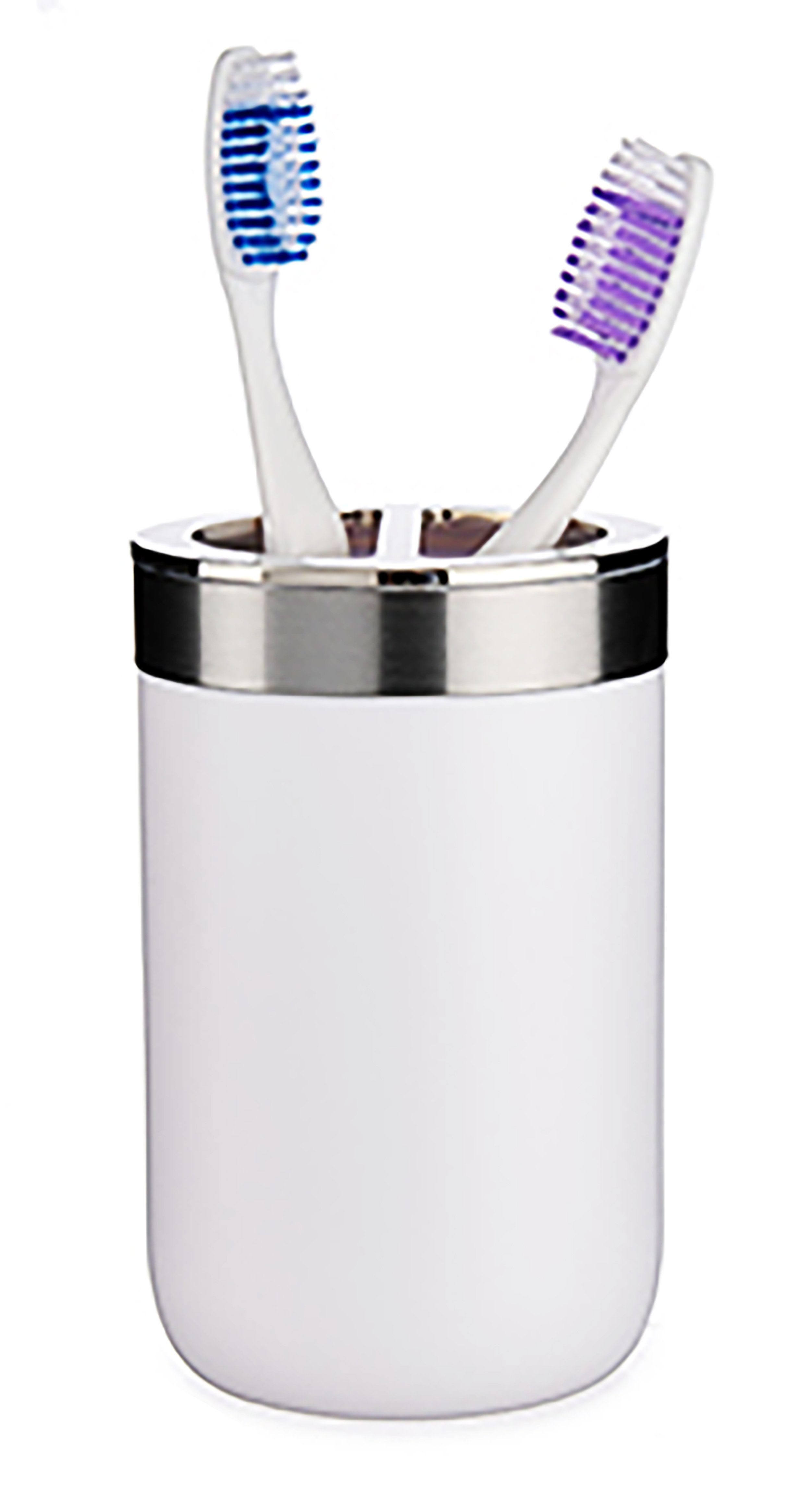 Berilo Zahnputzbecher ZAHNPUTZBECHER Ø7,5cm aus Kunststoff Zahnbürstenhalte günstig online kaufen