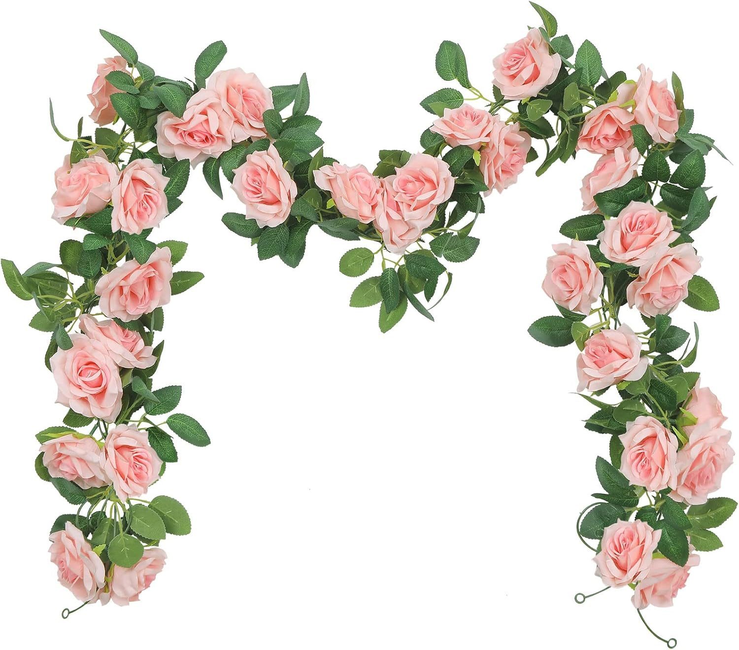 Kunstblumenstrauß Blumengirlande Deko Künstliche Rosengirlande Hochzeit, Agger