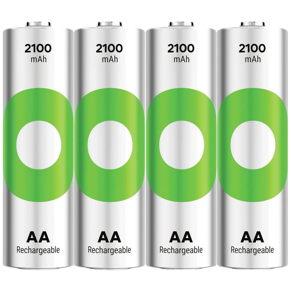 GP Batteries ReCyko Akku 2100 mAh (4 St), Mignon / AA, 2100 mAh, 1,2 V ...