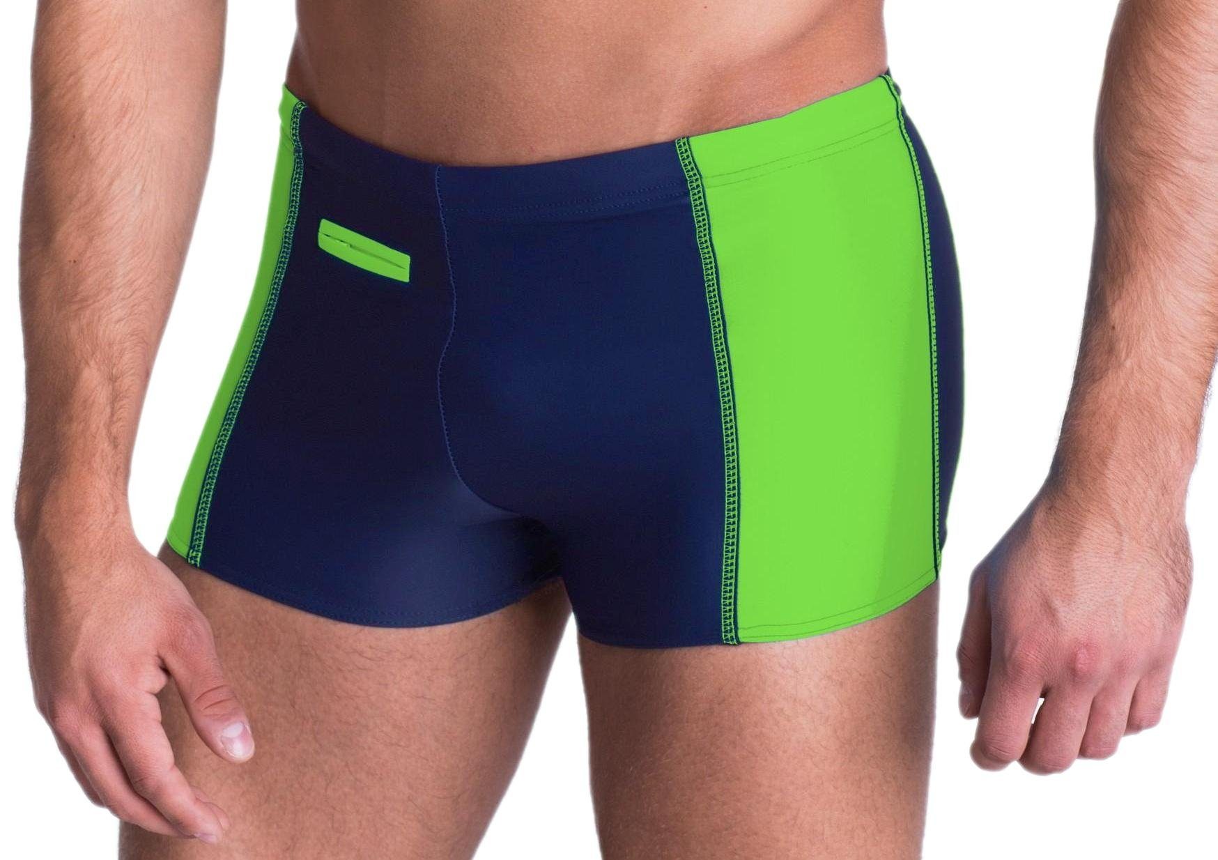 Aquarti Badepants Aquarti Herren Badehose mit Reißverschlusstasche Badeshorts