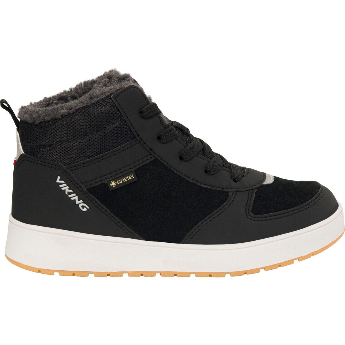 Viking Epic Warm GTX Winterstiefel Vielseitiger, wasserdichter Velourslederschuh für Kinder mit