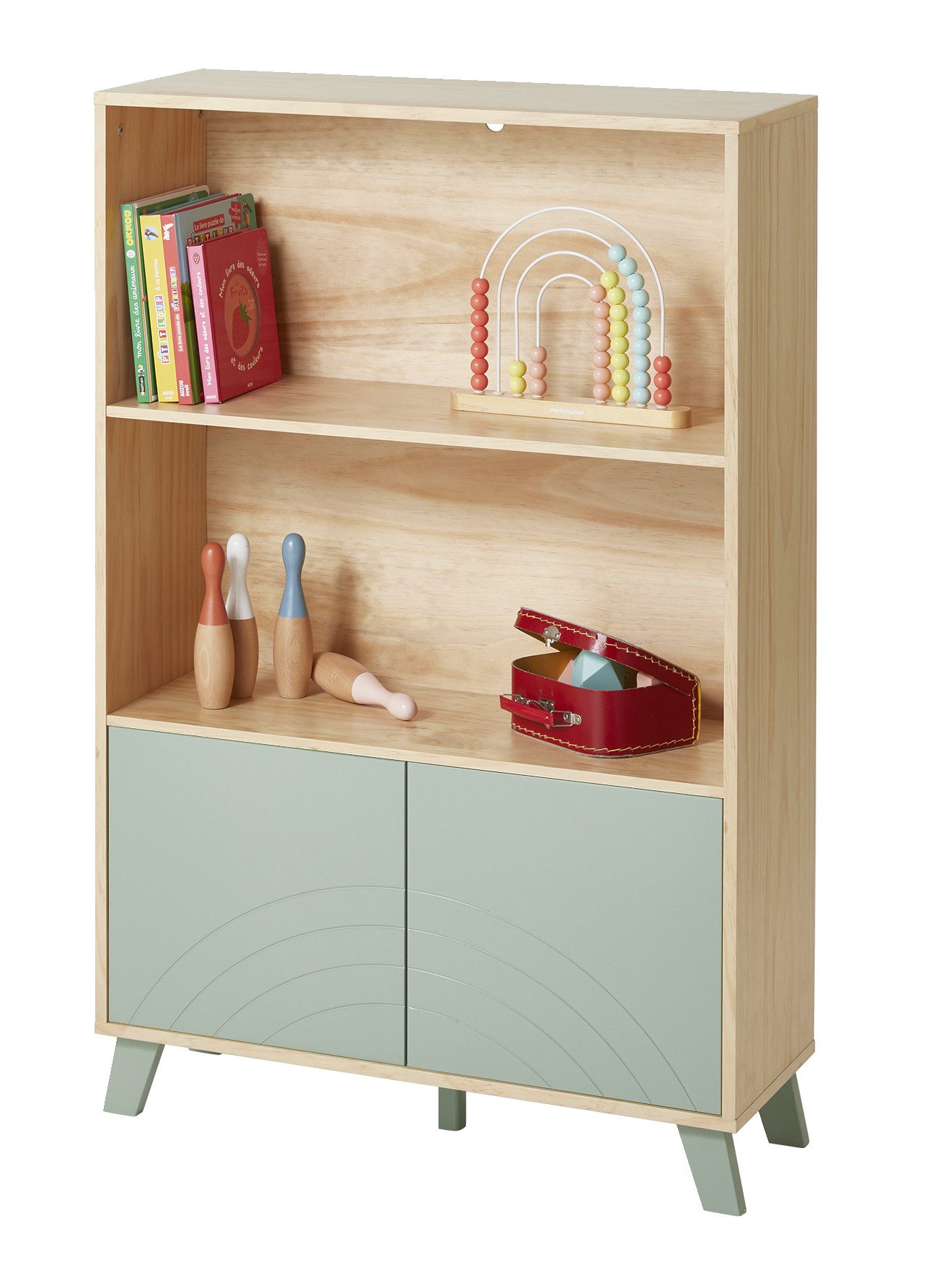 Bücherregal Kinderzimmer Regalschrank REGENBOGEN