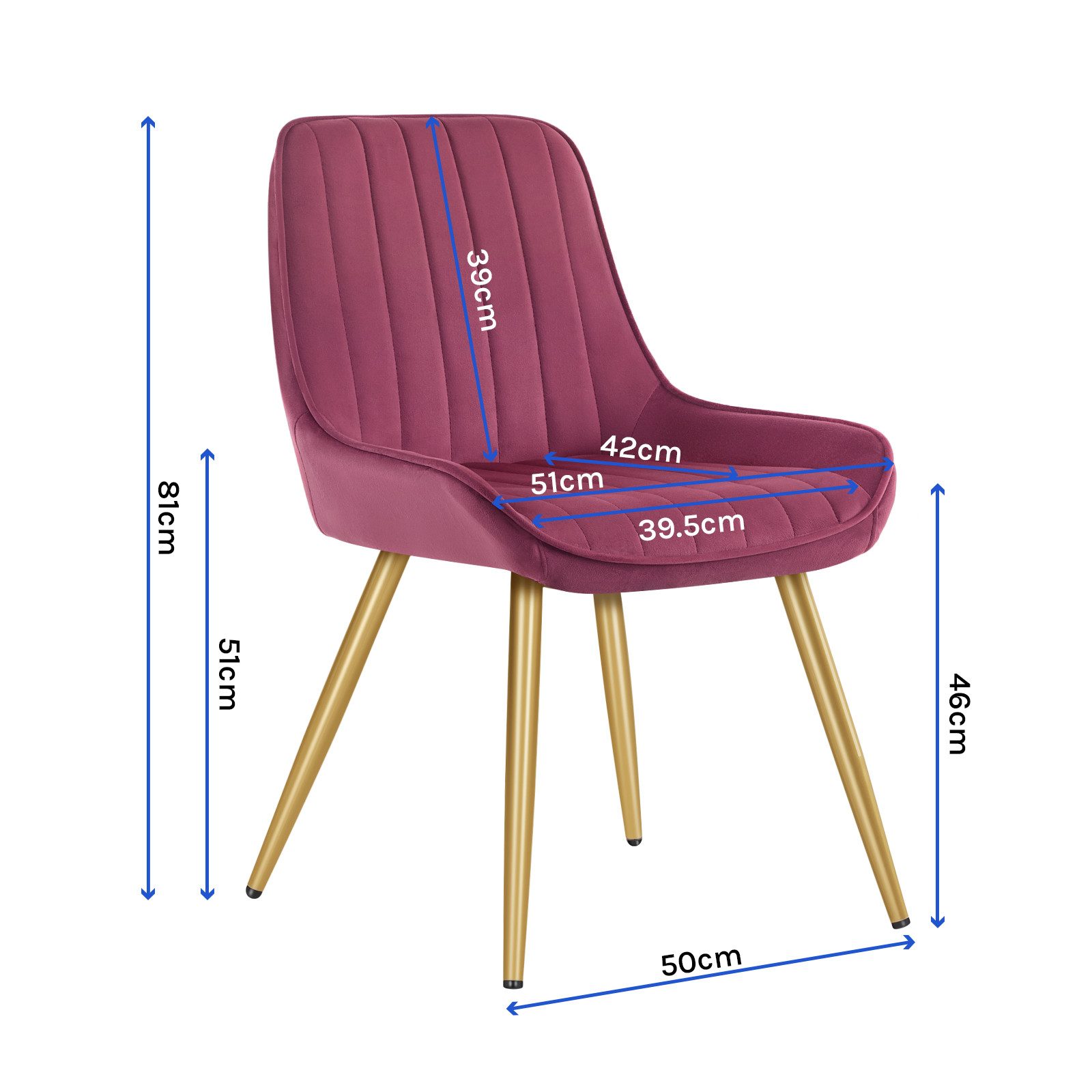 EUGAD Esszimmerstuhl (2 St), Retro, Sitzfläche günstig online kaufen