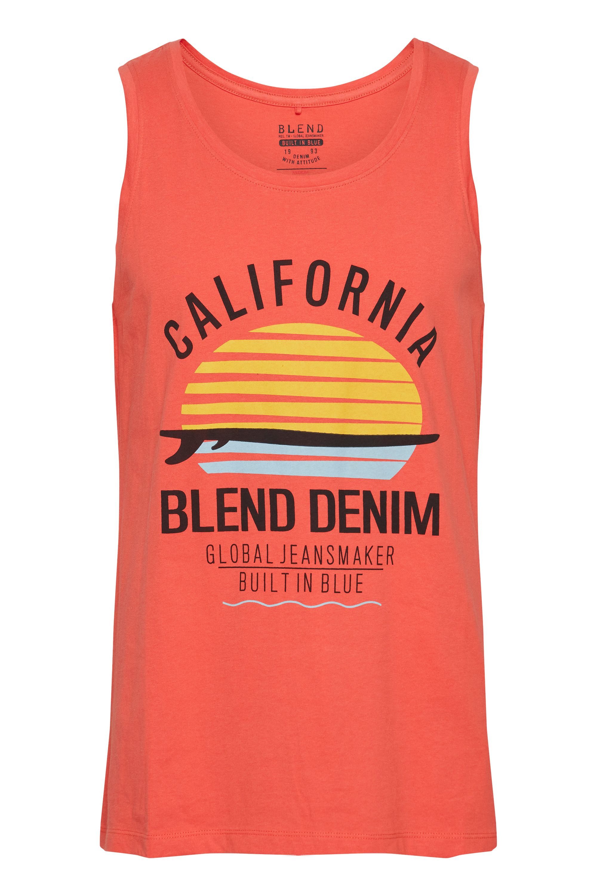 Blend Tanktop BHCali Lässiges Tanktop mit Rundhalssauschnitt und Print
