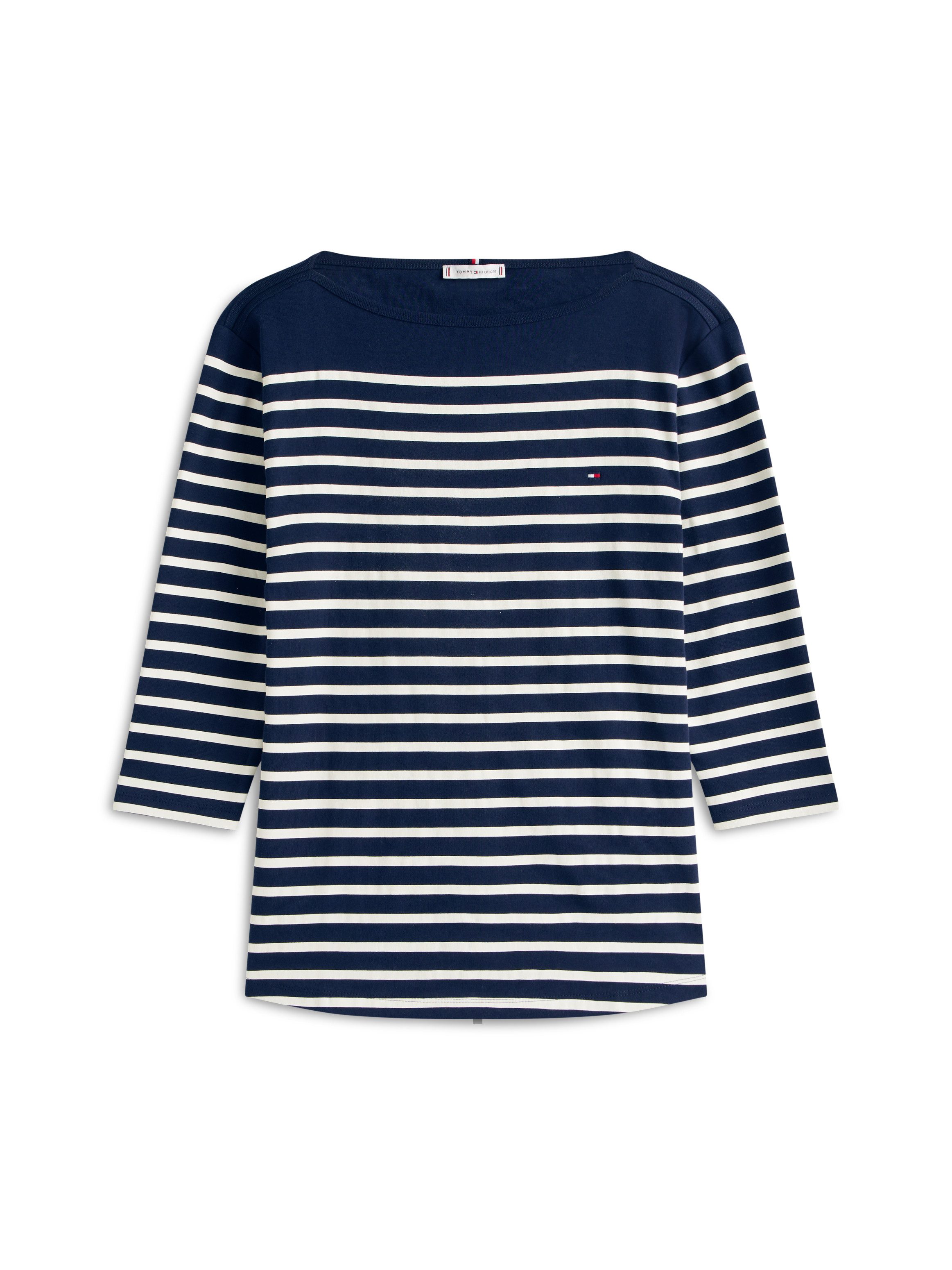 Dark Night Navy/ Ecru Stripe