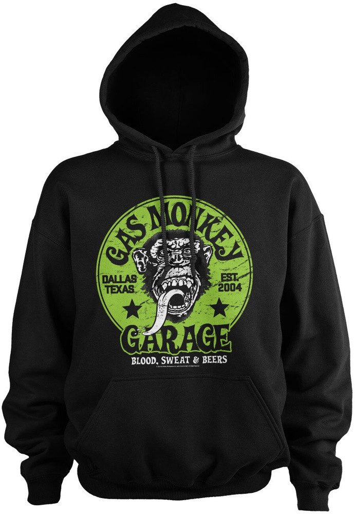 Gas Monkey Garage Hoodie Green Logo Hoodie